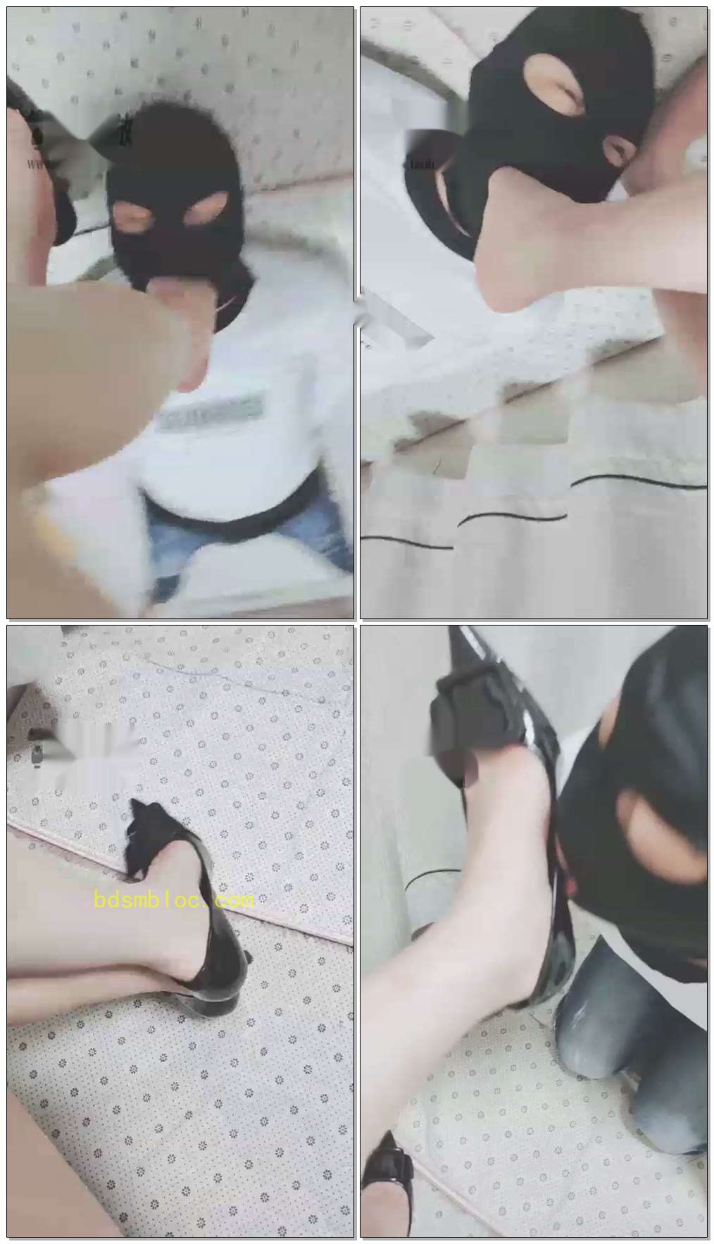 【夏琳】强迫深喉舔脚，想吐也要忍着