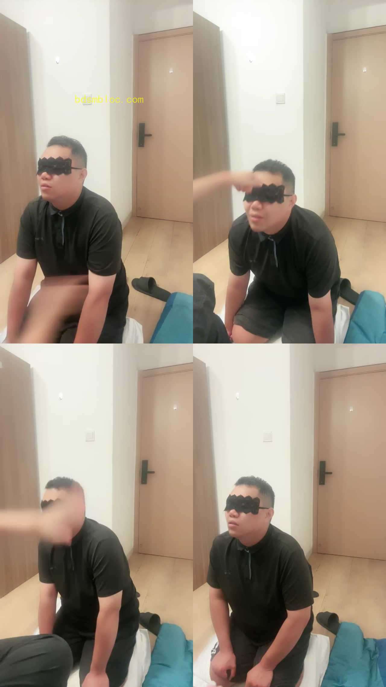 【上海学生主】磕头抽耳光求虐