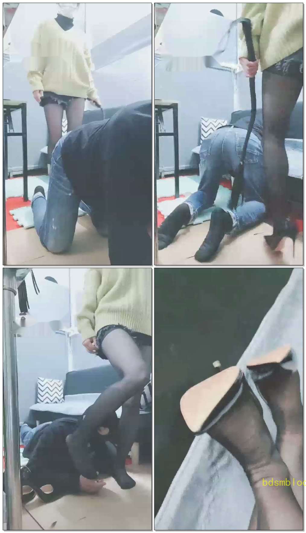 【灵竹】鞭打踩踏