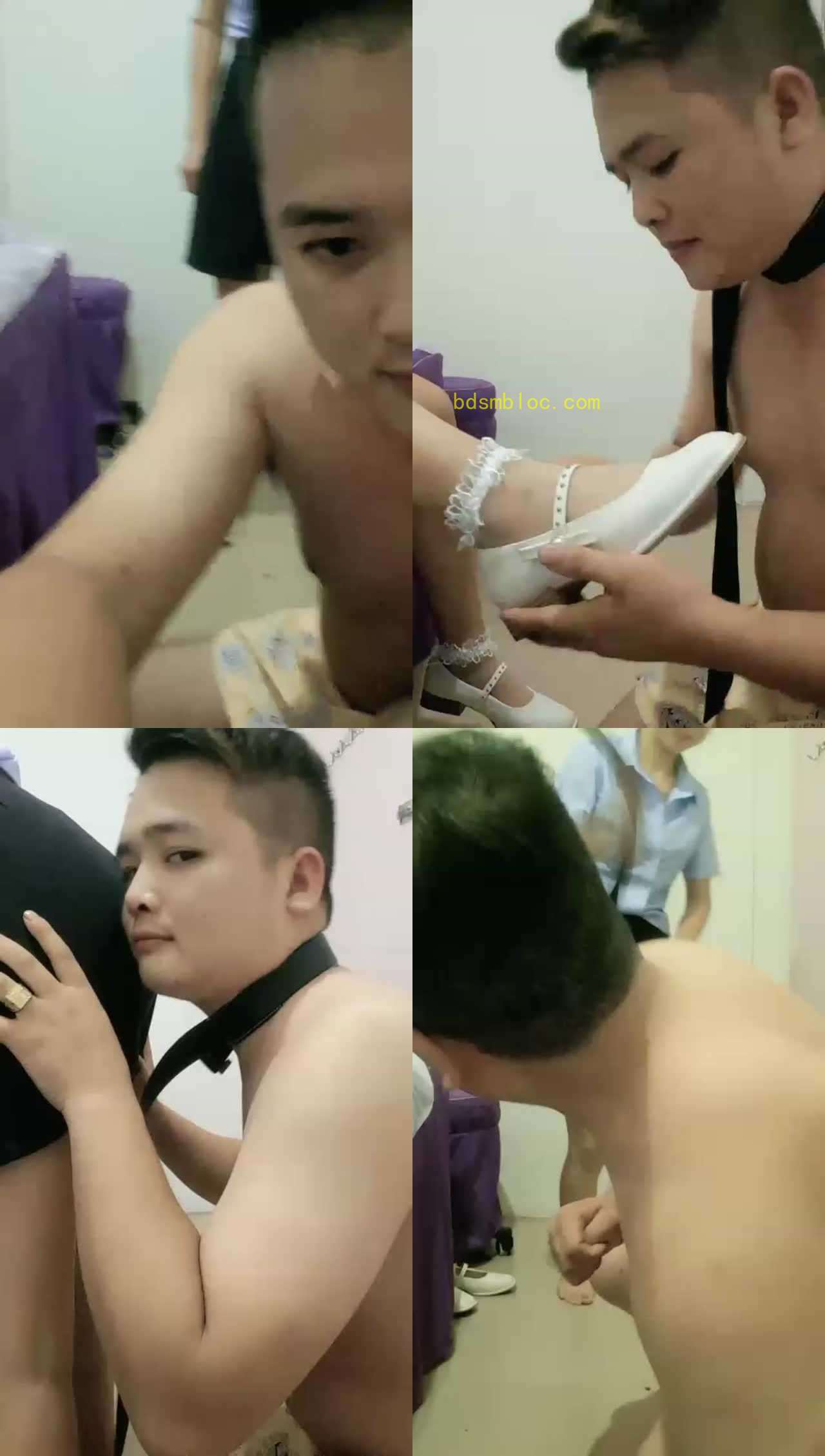 【滔滔】舔脚下雨天来找素人犯贱