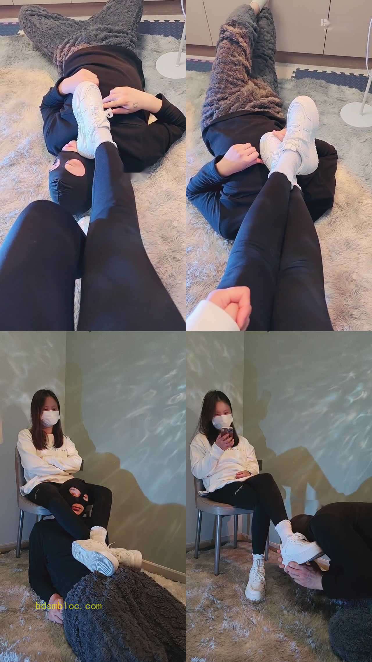 【驻马店闪闪s】白袜瑜伽裤调教狗子