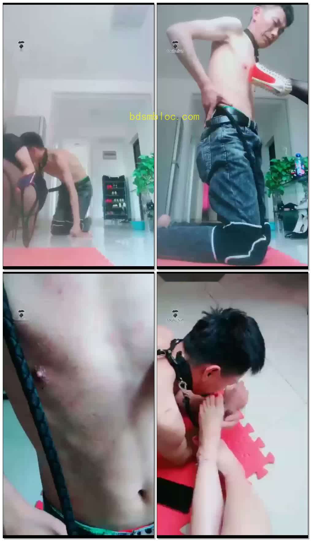 【魅影女神】惩罚做错事的圈养奴