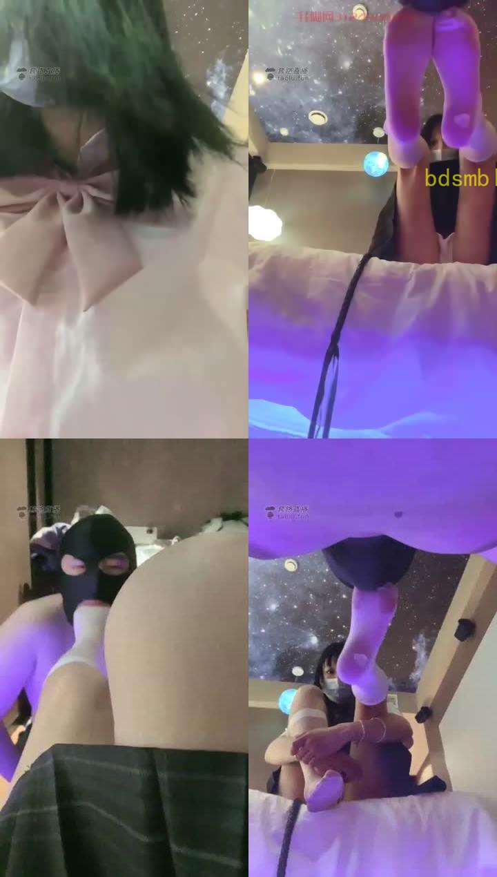 【阿月】贪婪舔吃超薄白丝脚