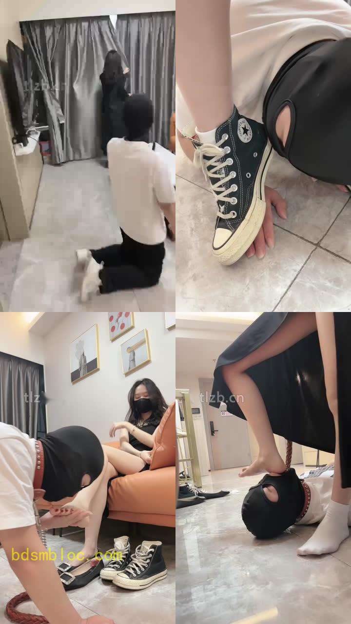 【萬一】跪舔超脏高帮鞋/碾压狗爪/喂口水/脚深喉