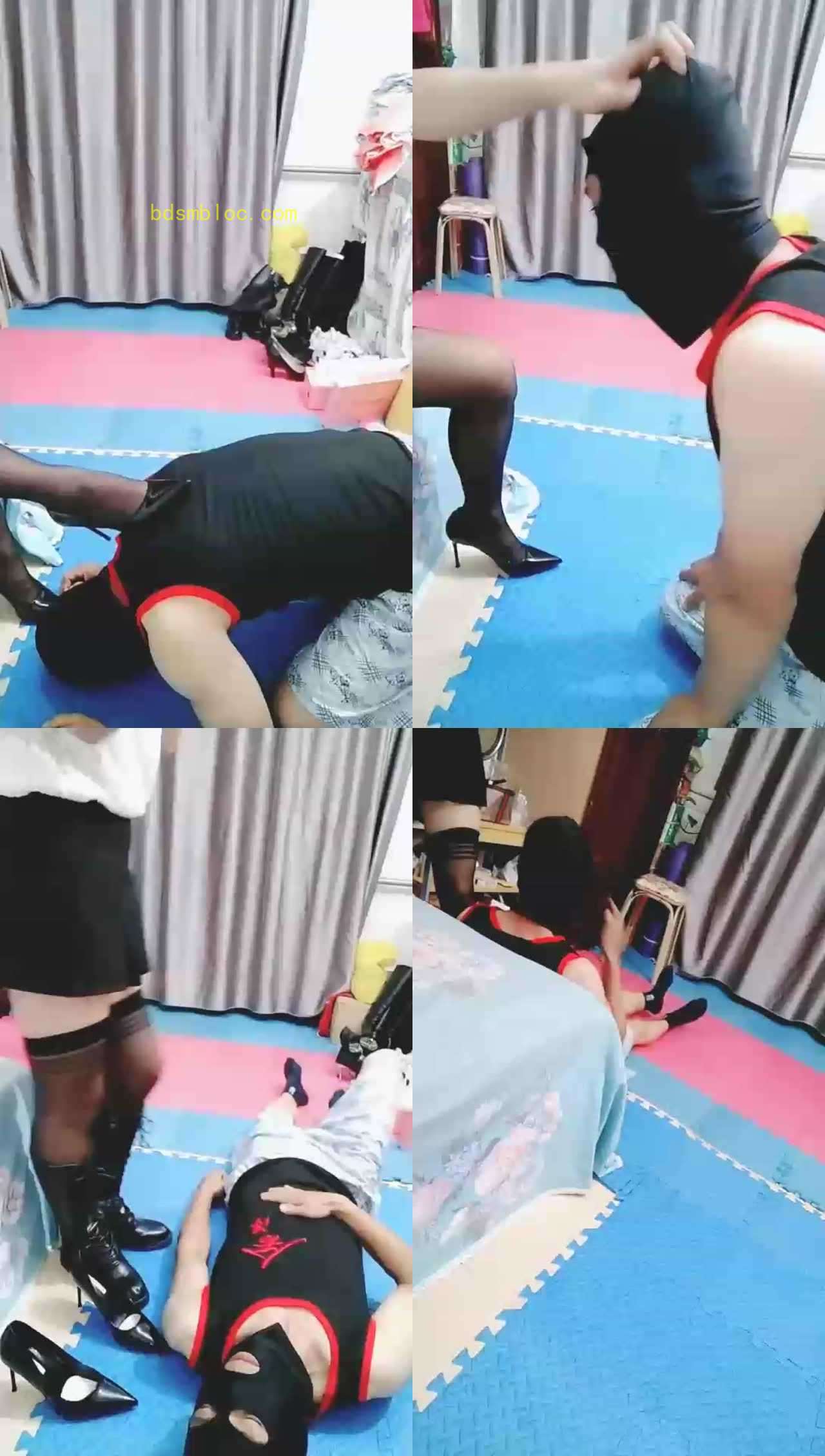 【麒鳞女皇s】女主暴虐贱狗，深喉，踢裆，舔鞋，踩踏