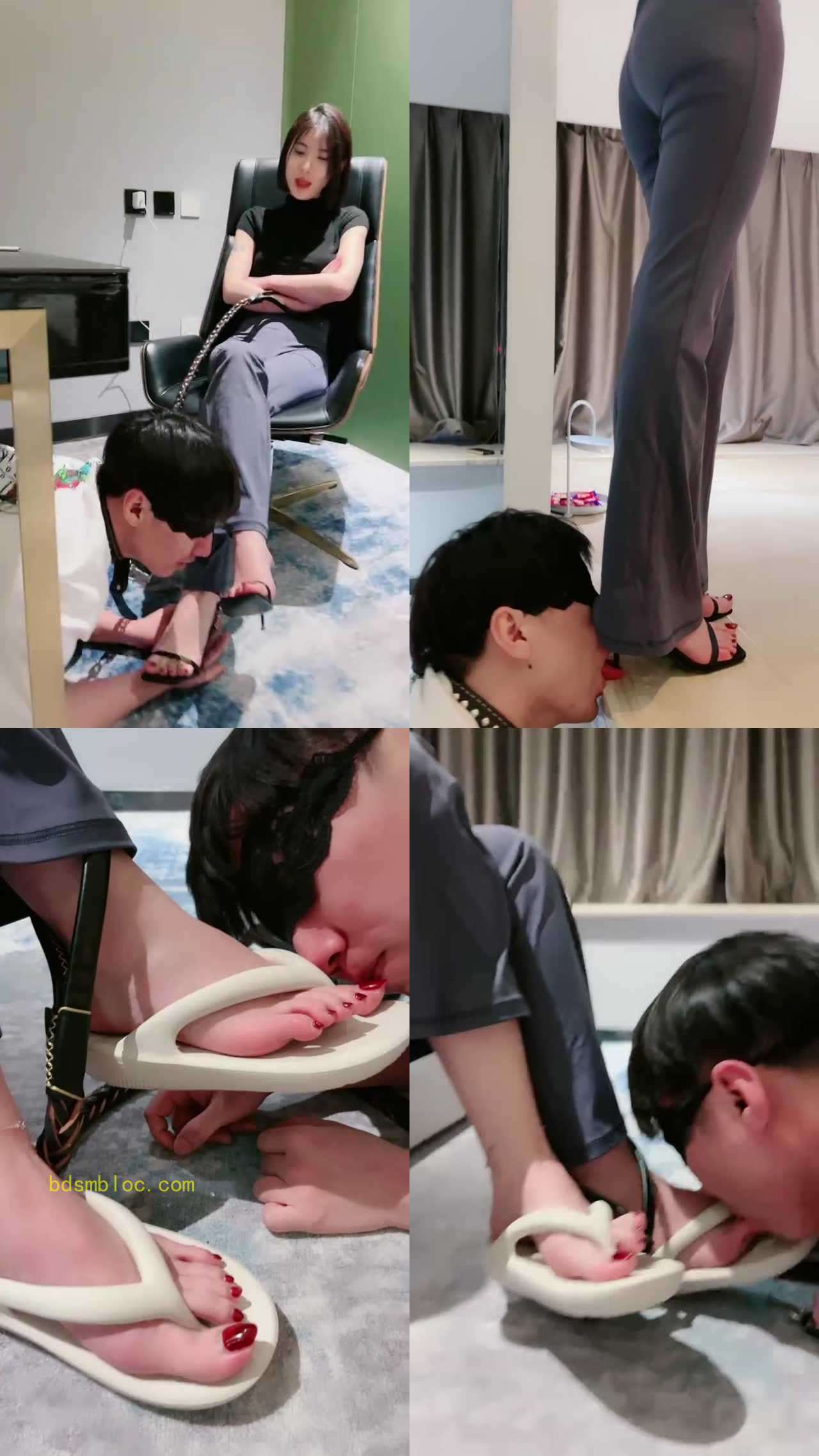 【简一】御姐高跟踩狗舌头 踩狗爪子
