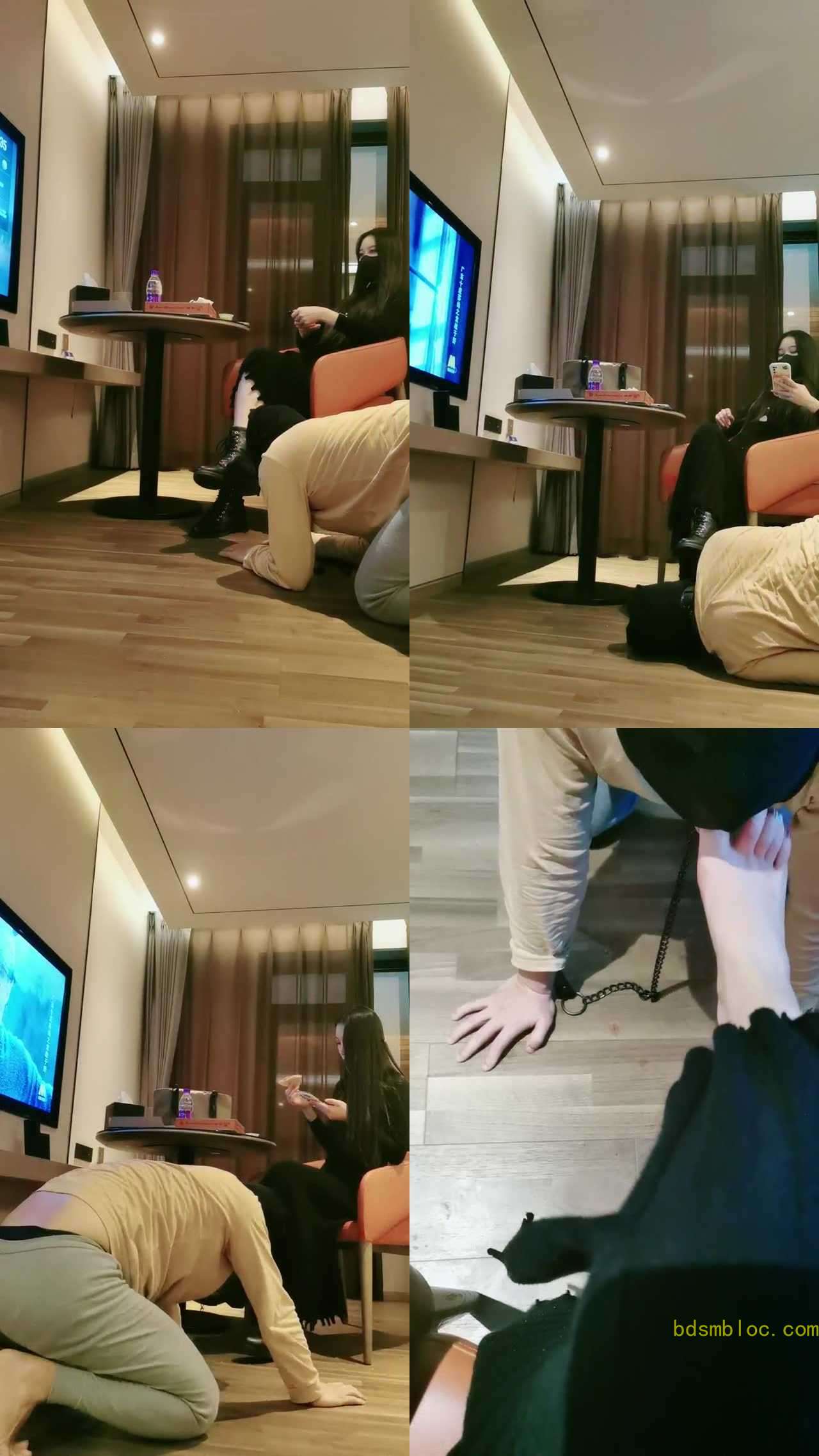【猫神大人】黑短靴御姐蹂躏
