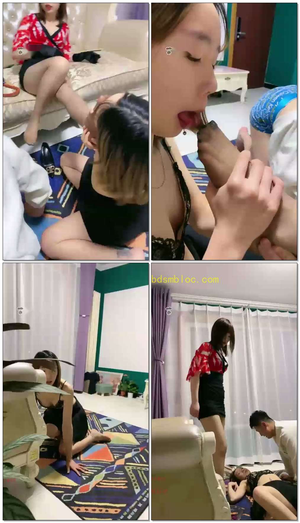【茹雪S】开发表妹圣水（男女双M）舔丝足