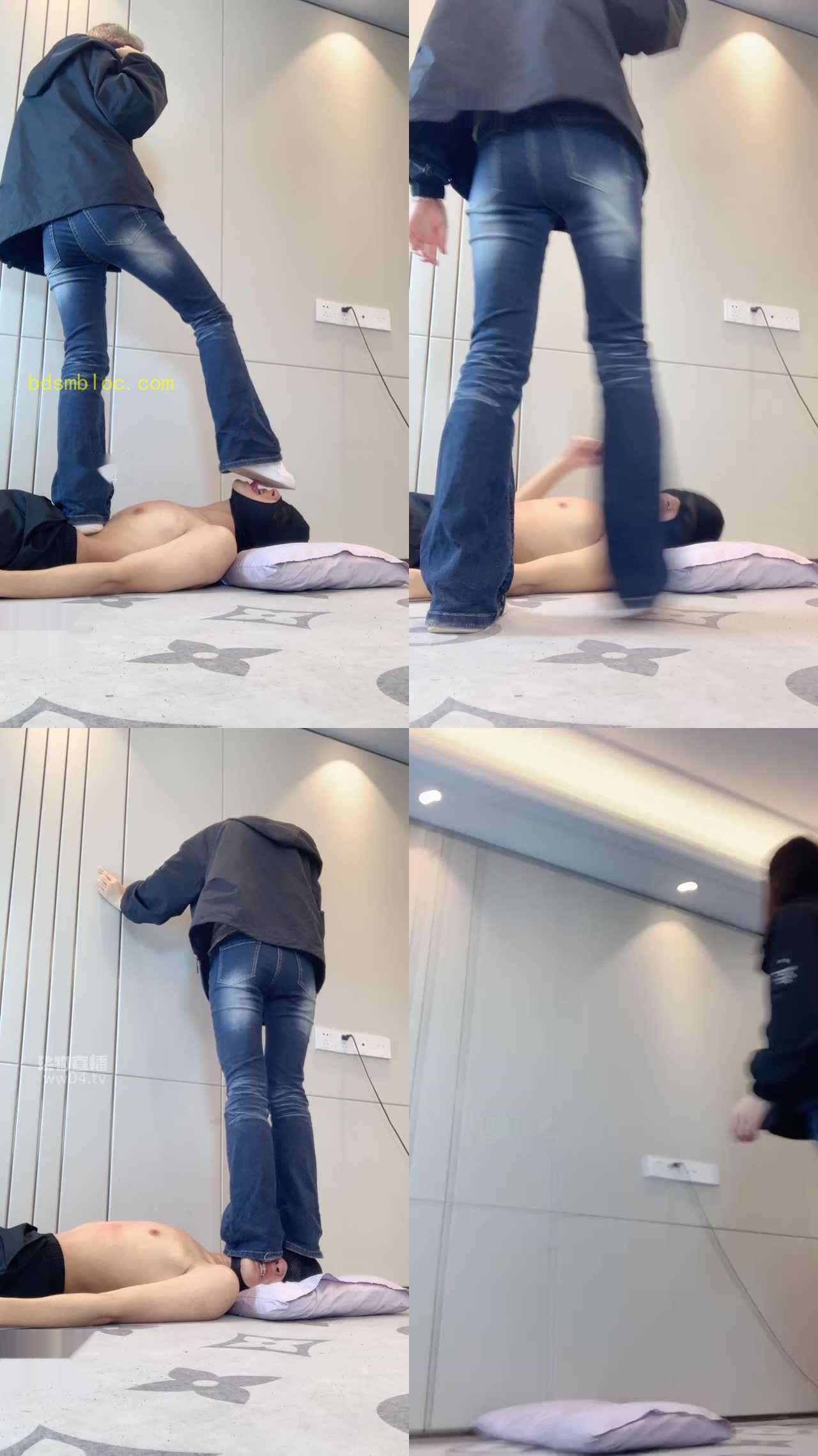【女生也能很暴力】清纯女大暴力重度虐狗