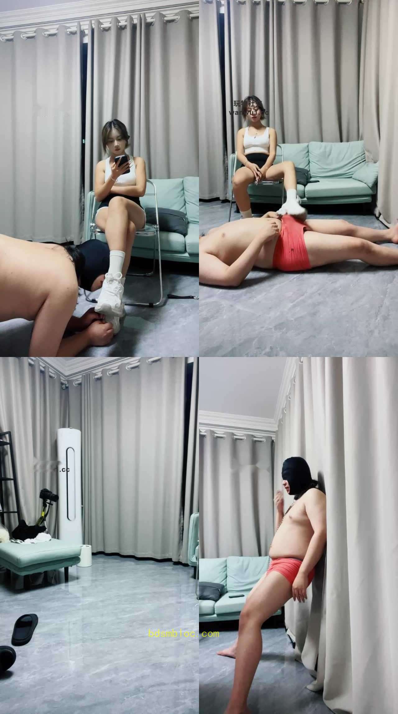 【橙子】素人S-运动后原味鞋袜气味辱