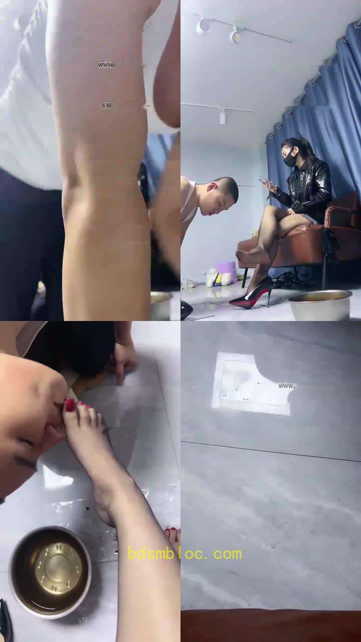 【川野尤娜】捧着女王的丝袜脚喝水吃饭