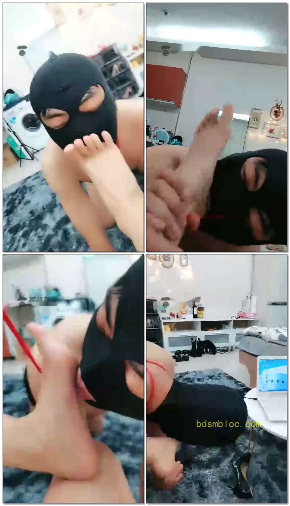 【VIVIAN婷】求着舔我的脚被我玩的贱狗