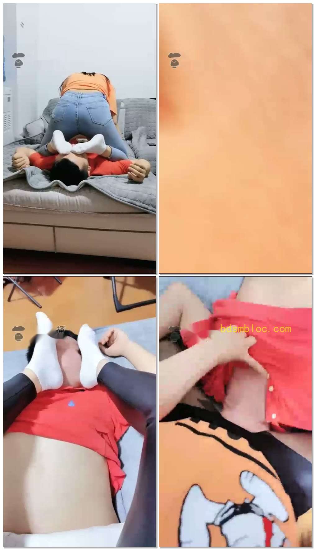 【如意小主】全程坐脸，牛仔裤，皮裤坐到死，疯狂窒息青筋暴起全体重坐脸【51分1秒】