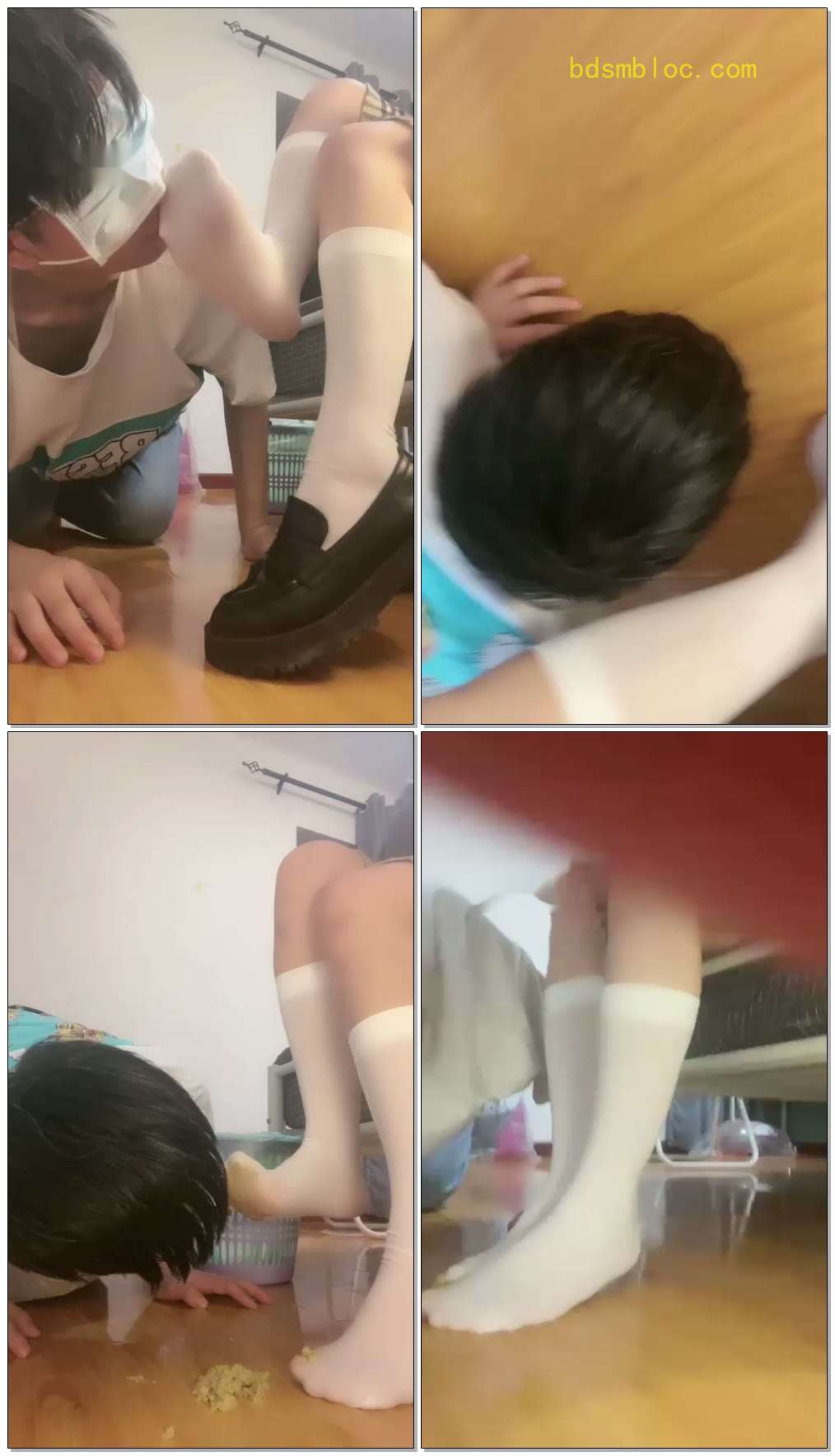 【小痴大人】调教脚喂食
