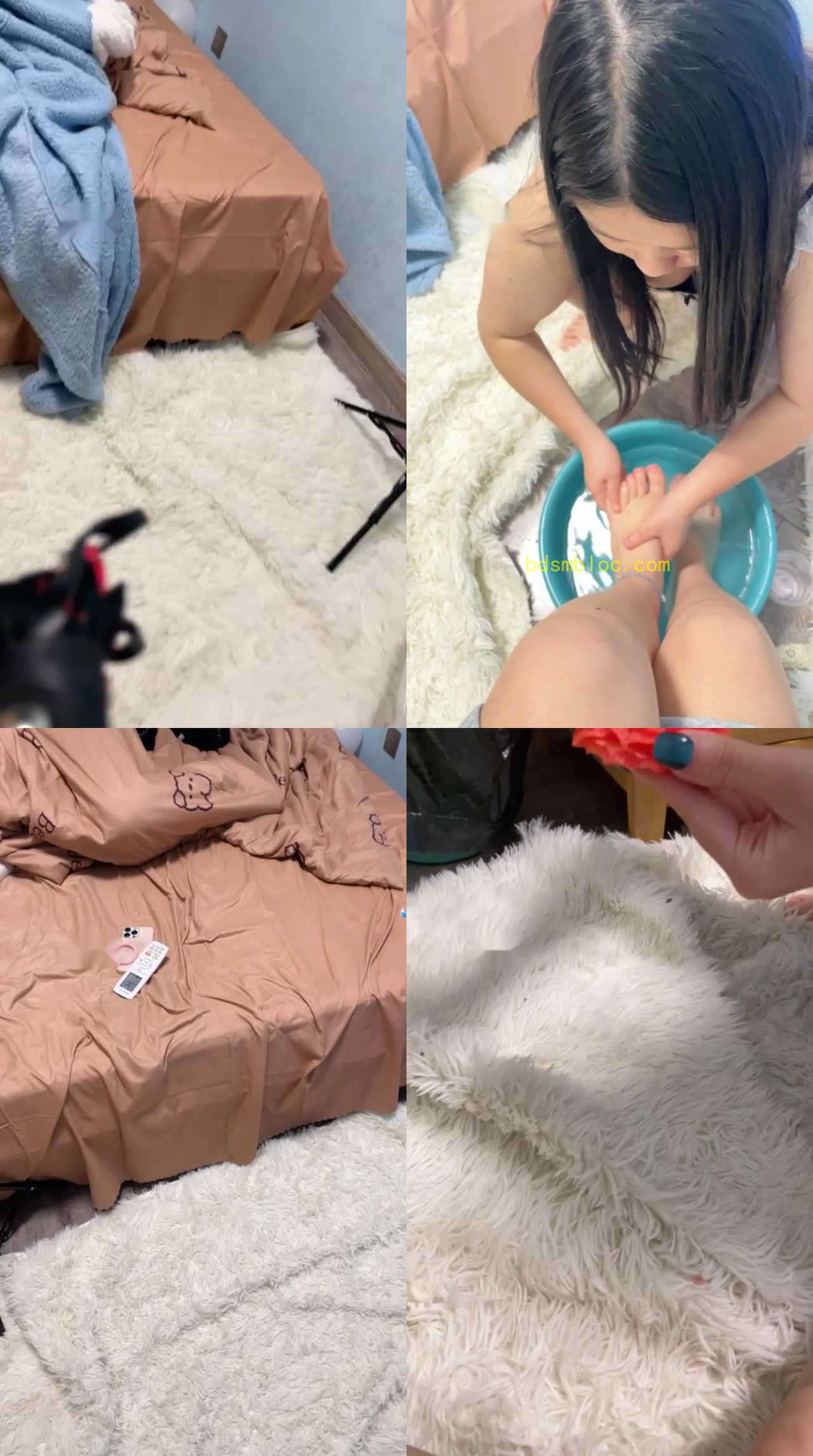 【白兔】母畜人体烟灰缸/伺候沐足