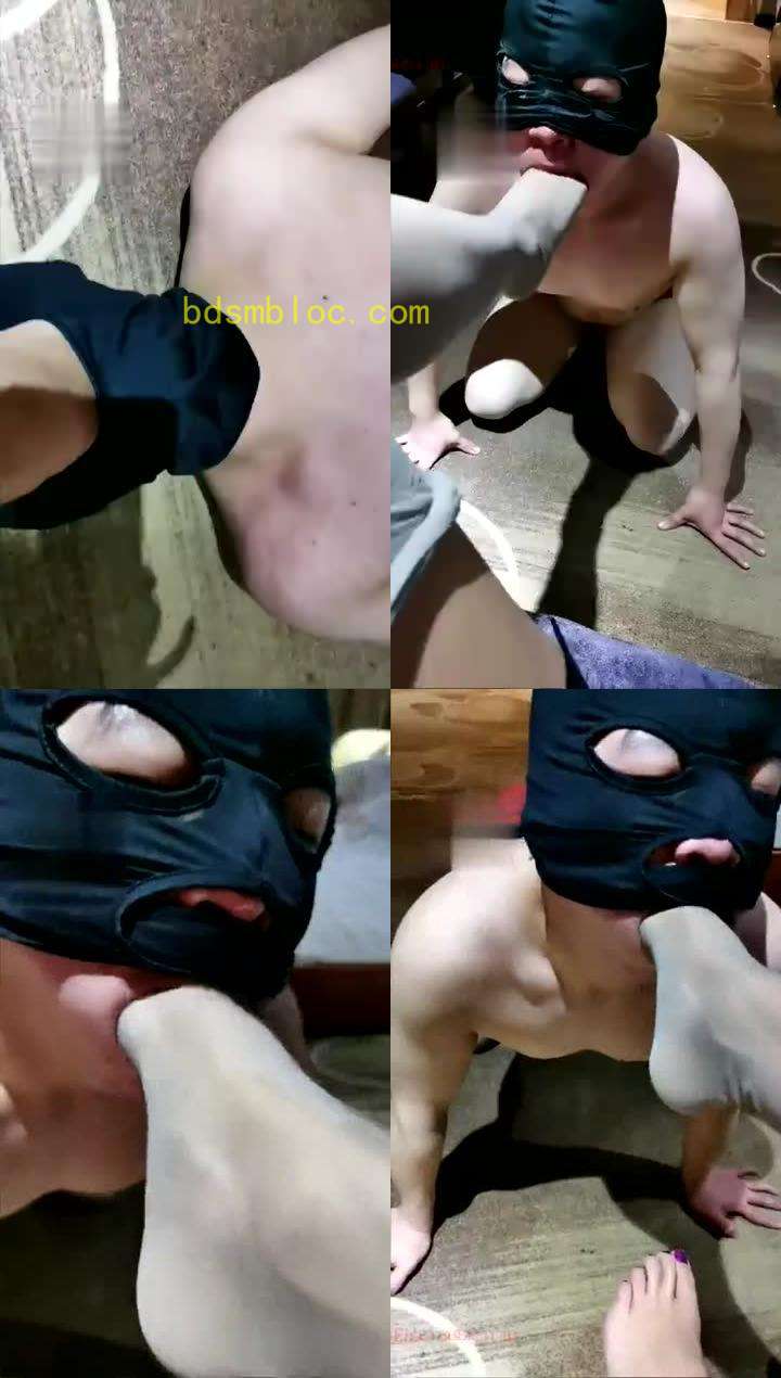 【琛儿女主】强迫重度深喉+酸奶加口水混合物脚喂食