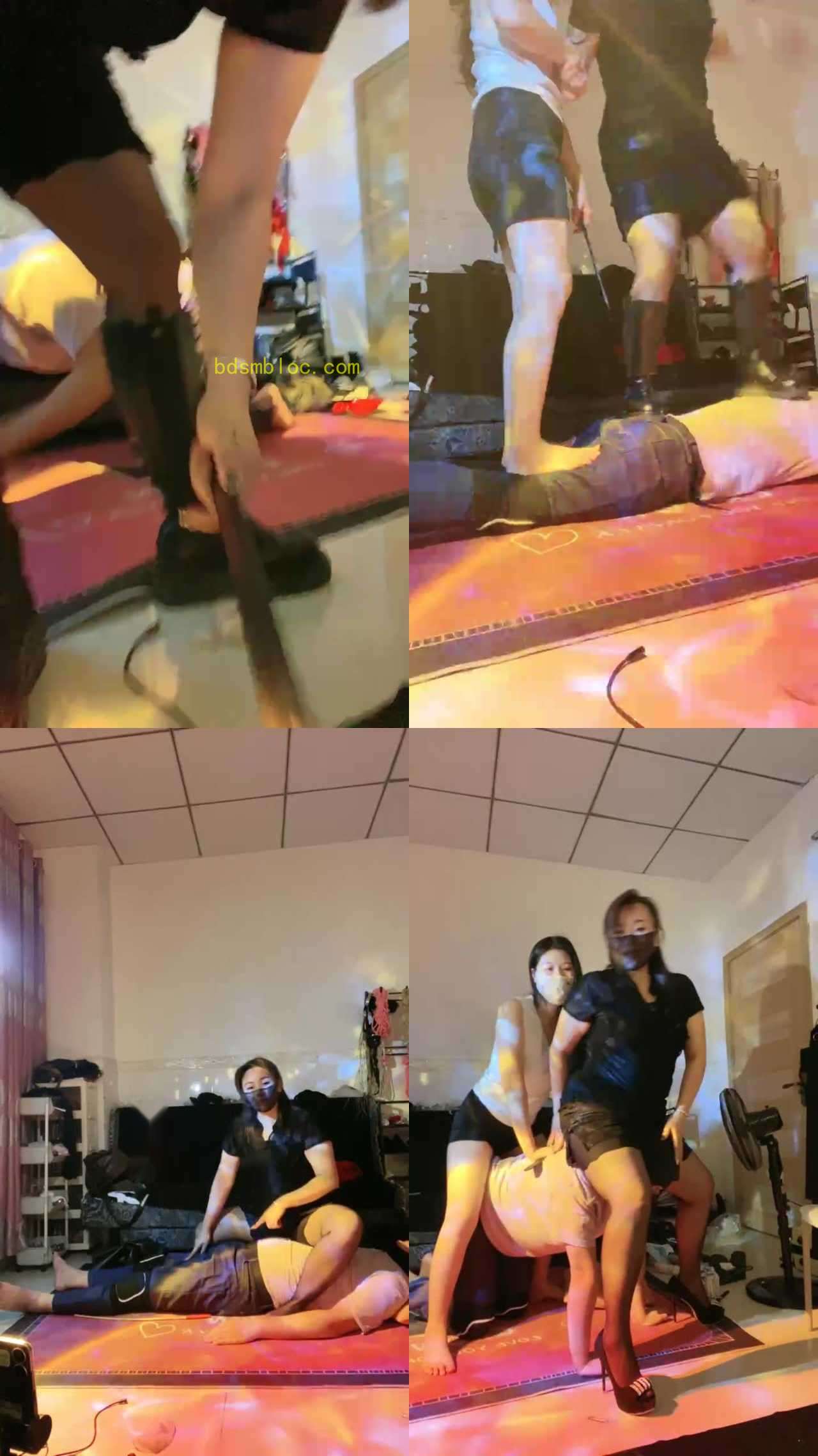 【东莞妖魔BBW】双主踩踏提档