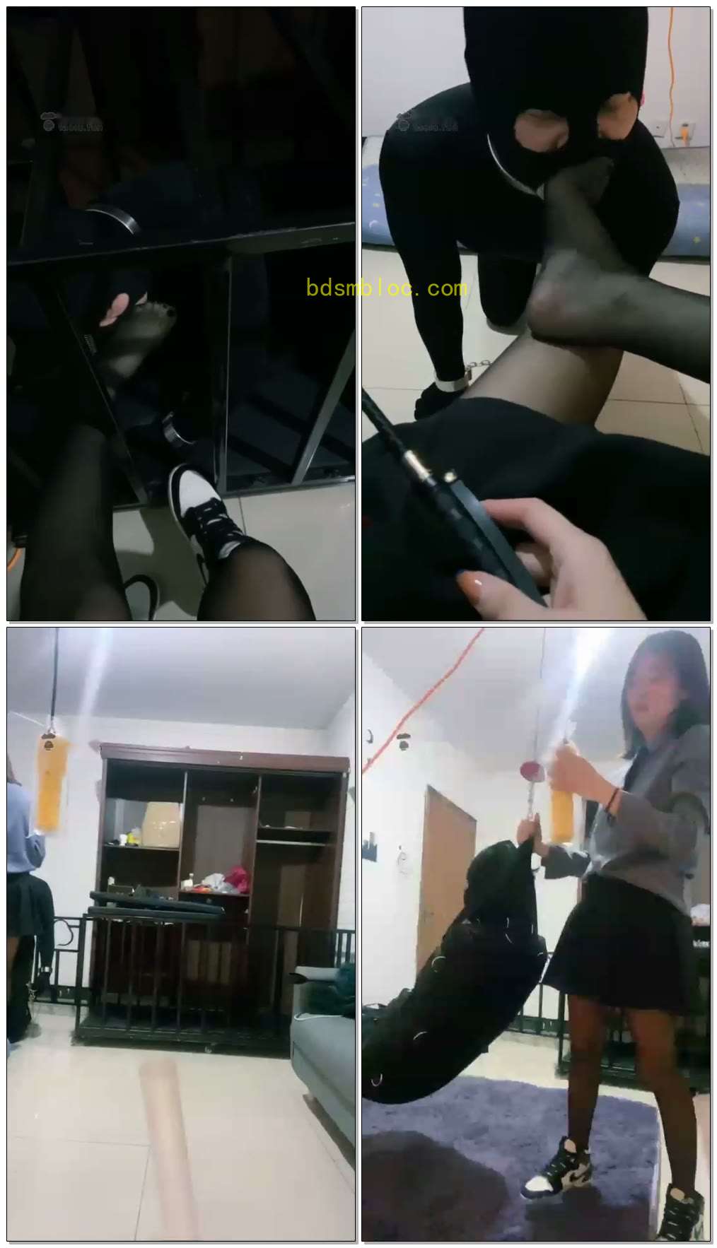 【泽安安】笼子狗，加束缚带起吊