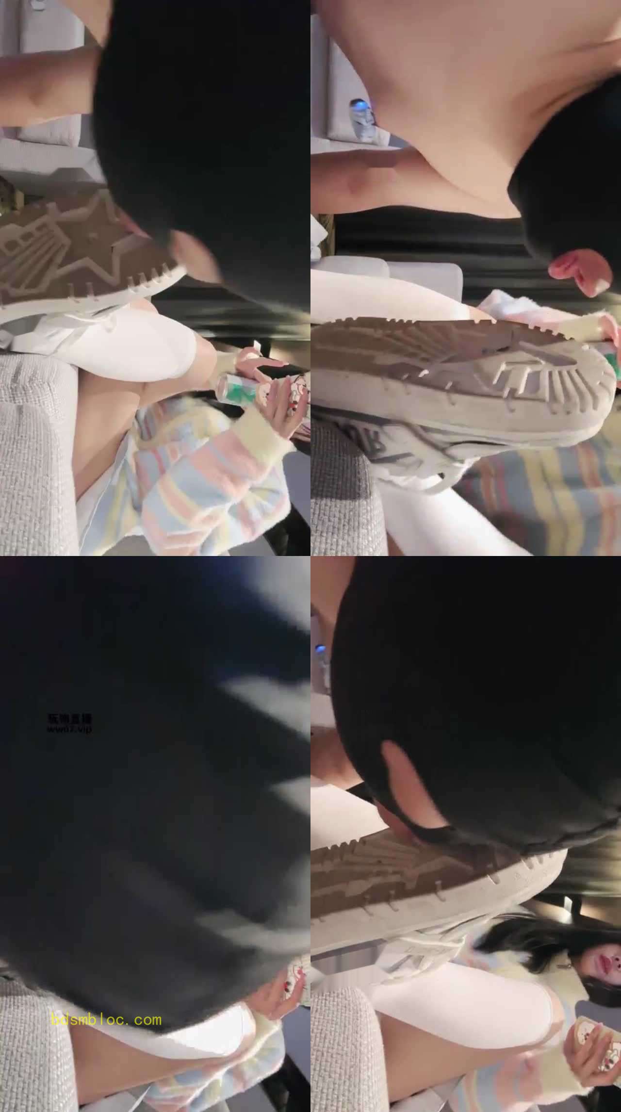 【Vinnie维妮】调教 舔鞋舔脚