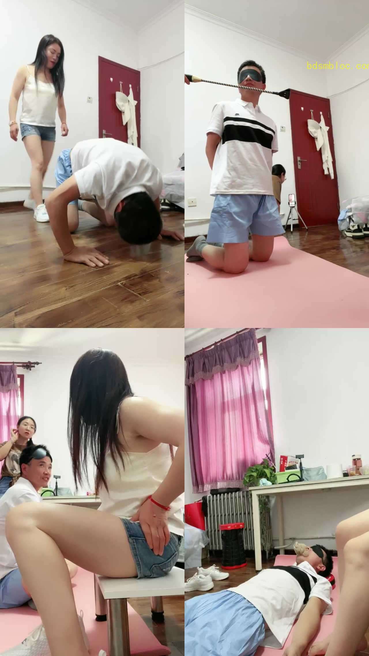 【瑞吉娜S】白兰地S，瑞吉娜S双主调狗刑奴耳光SP深喉丝袜堵嘴