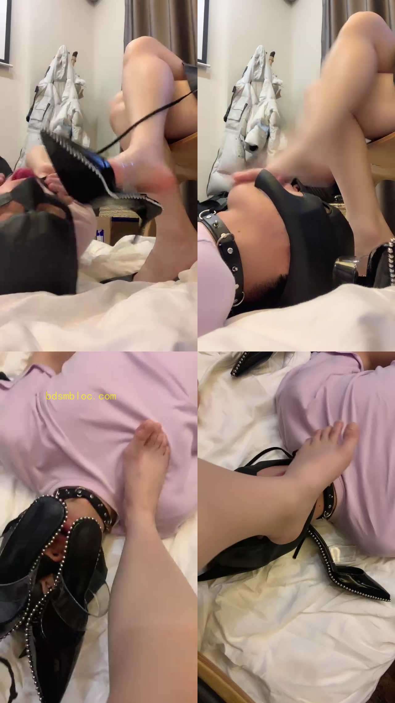 【不期而遇】高跟+小白鞋强制舔/圣水/全体重踩踏