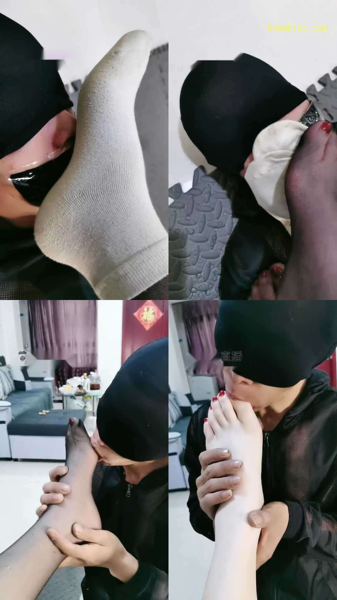 【冷艳】强制闻超臭白袜