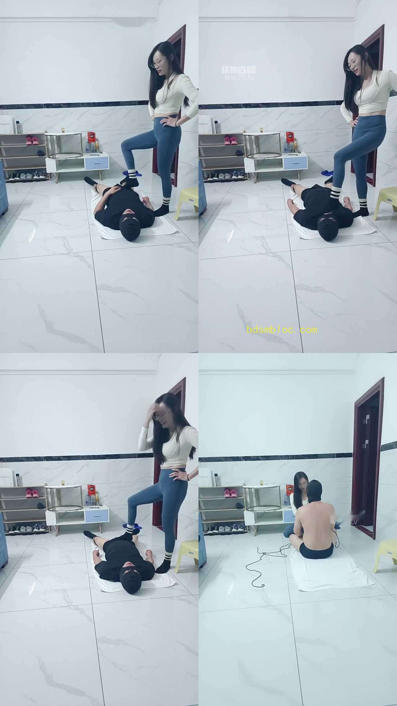 【酸菜女王】贱狗求捆绑受虐2