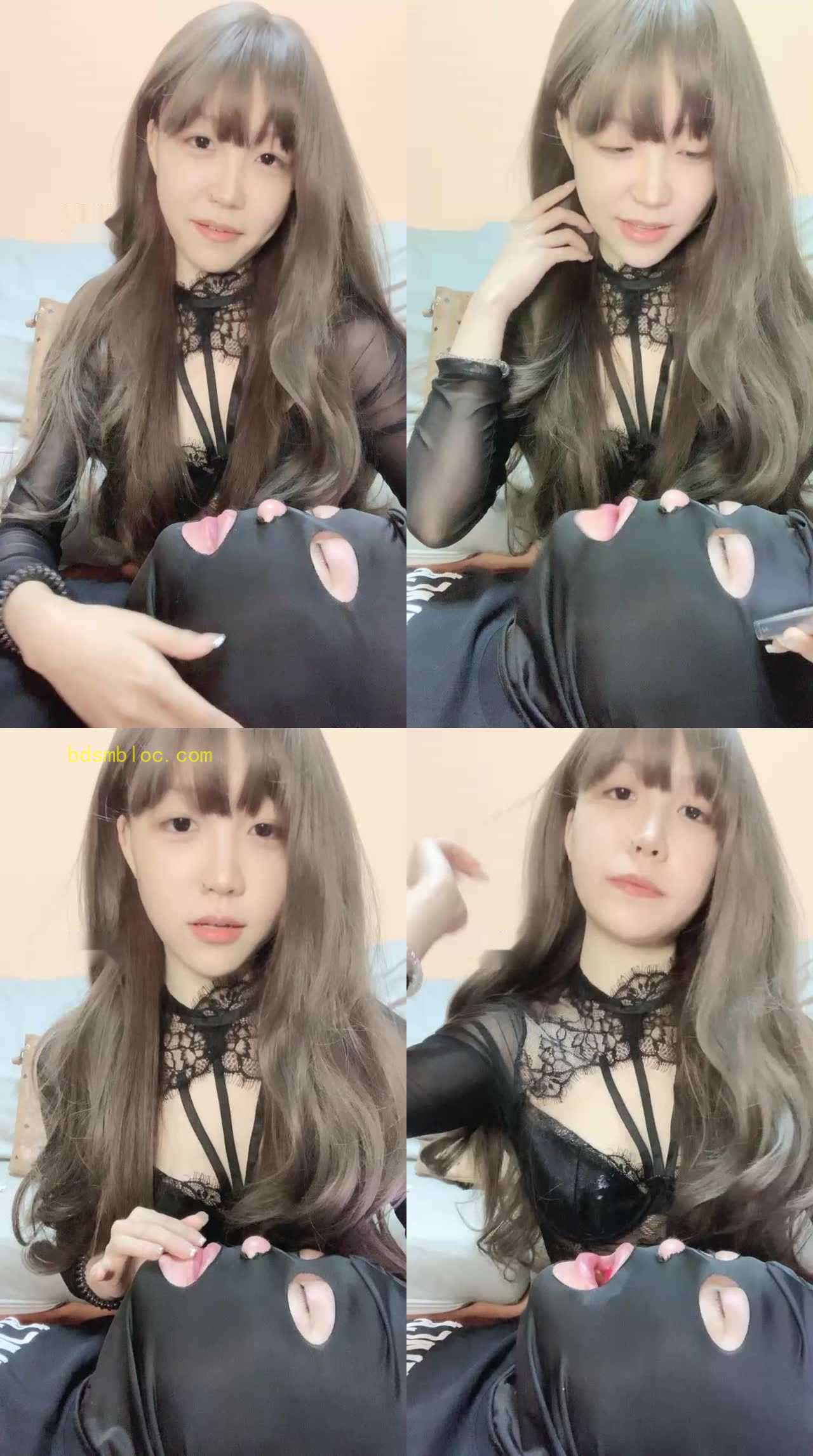 【鹿可】性感女神近距离喂口水