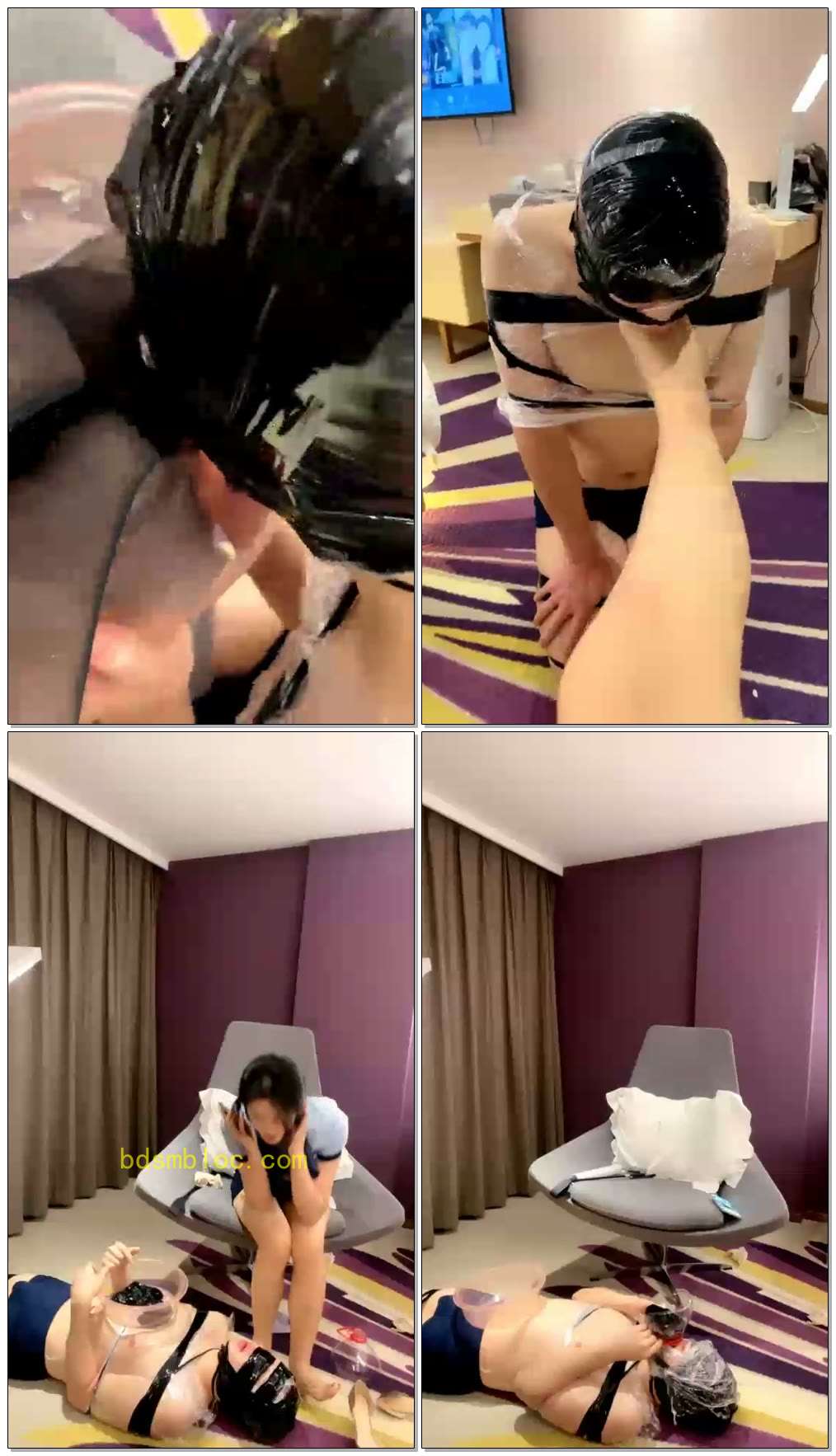 【禾末S】调教强灌丝足洗脚水封闭圣水漏斗