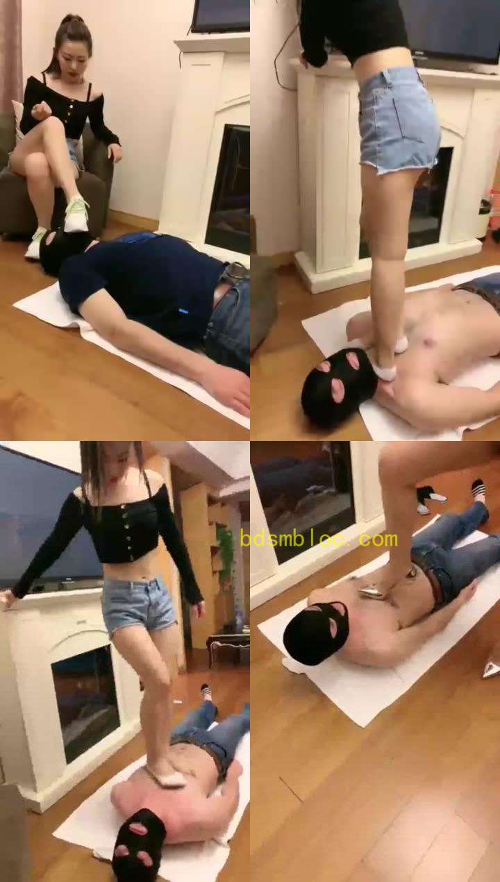 【黛颜S】白鞋白棉袜重度踩踏【25分钟】【普清】