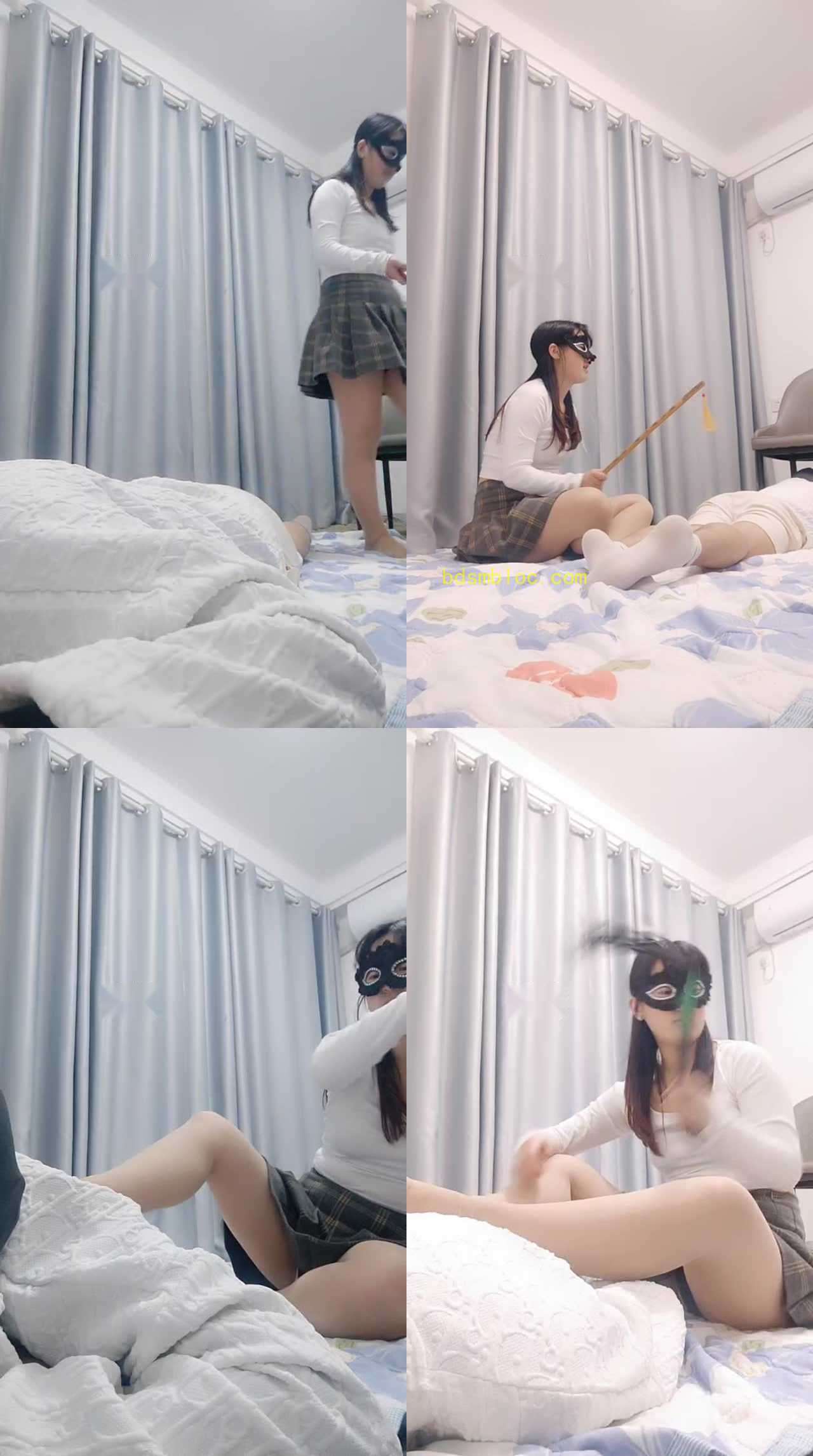 【阿霞】肉丝脚踩踏鞭打【下】