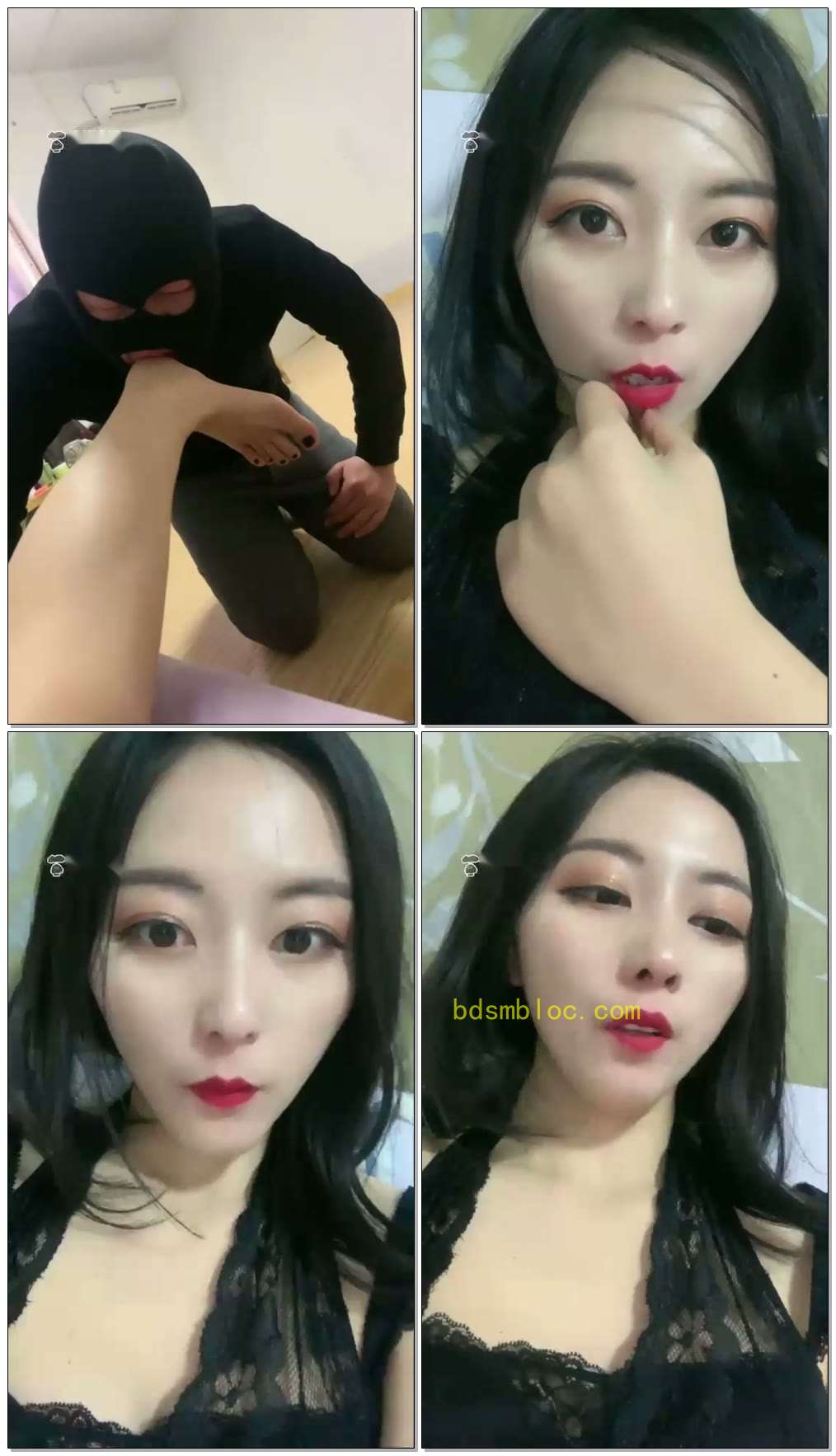 【lisaQueen】玩玩贱狗，口水裸足