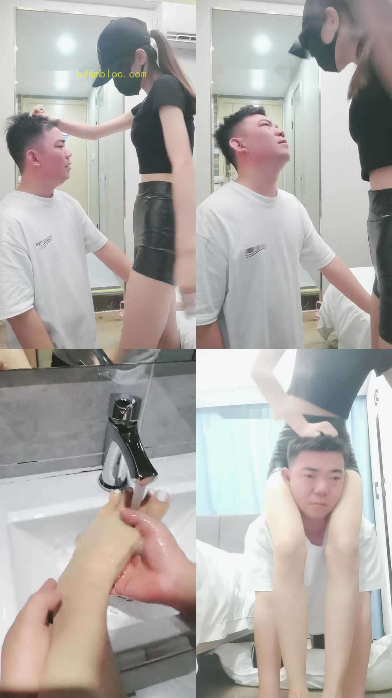 【美娜格格】揪耳朵/抽耳光/踩狗脸/鞭打