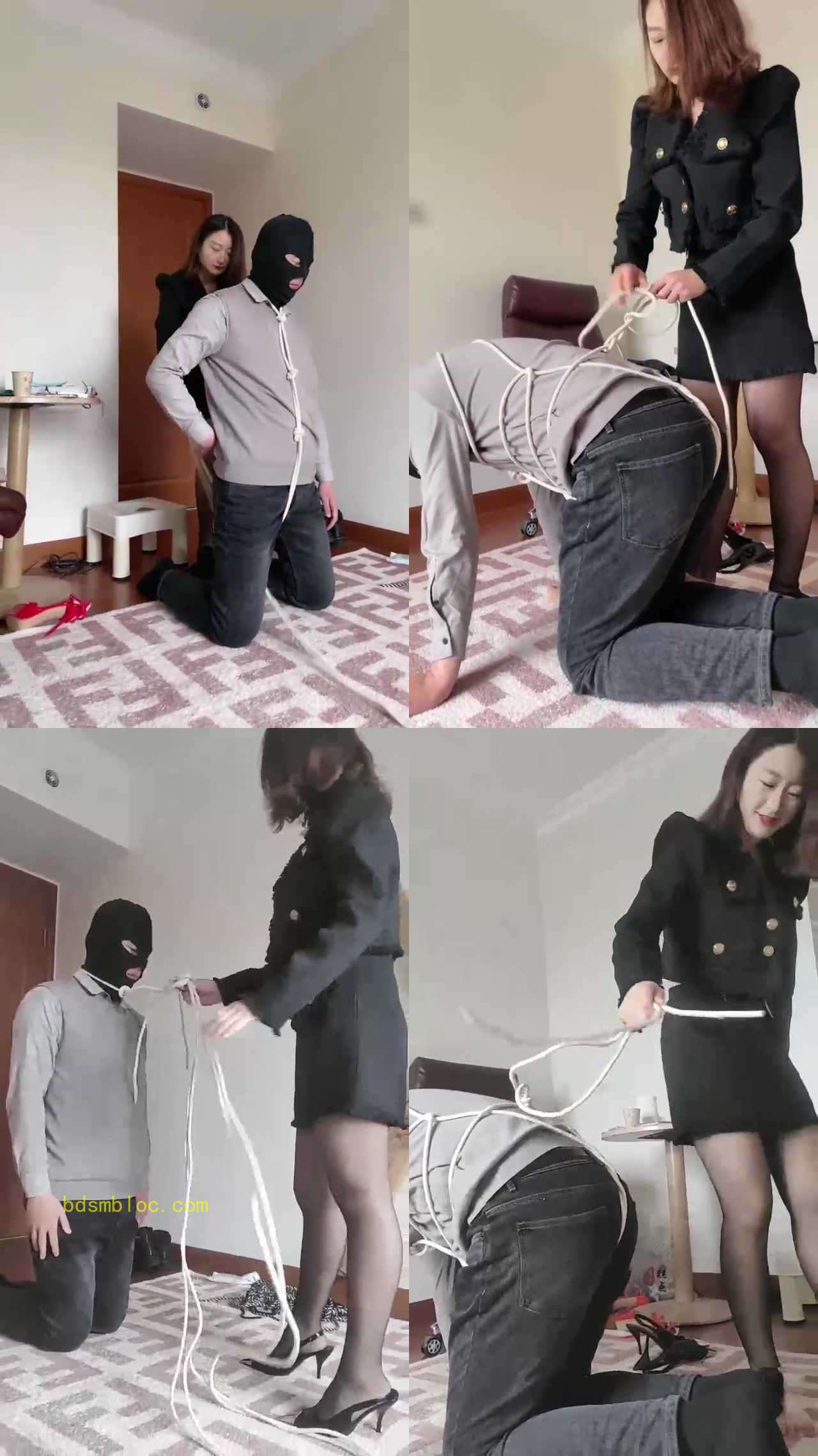 【安静大大】亲母女五花大绑虐继父【双视角版】