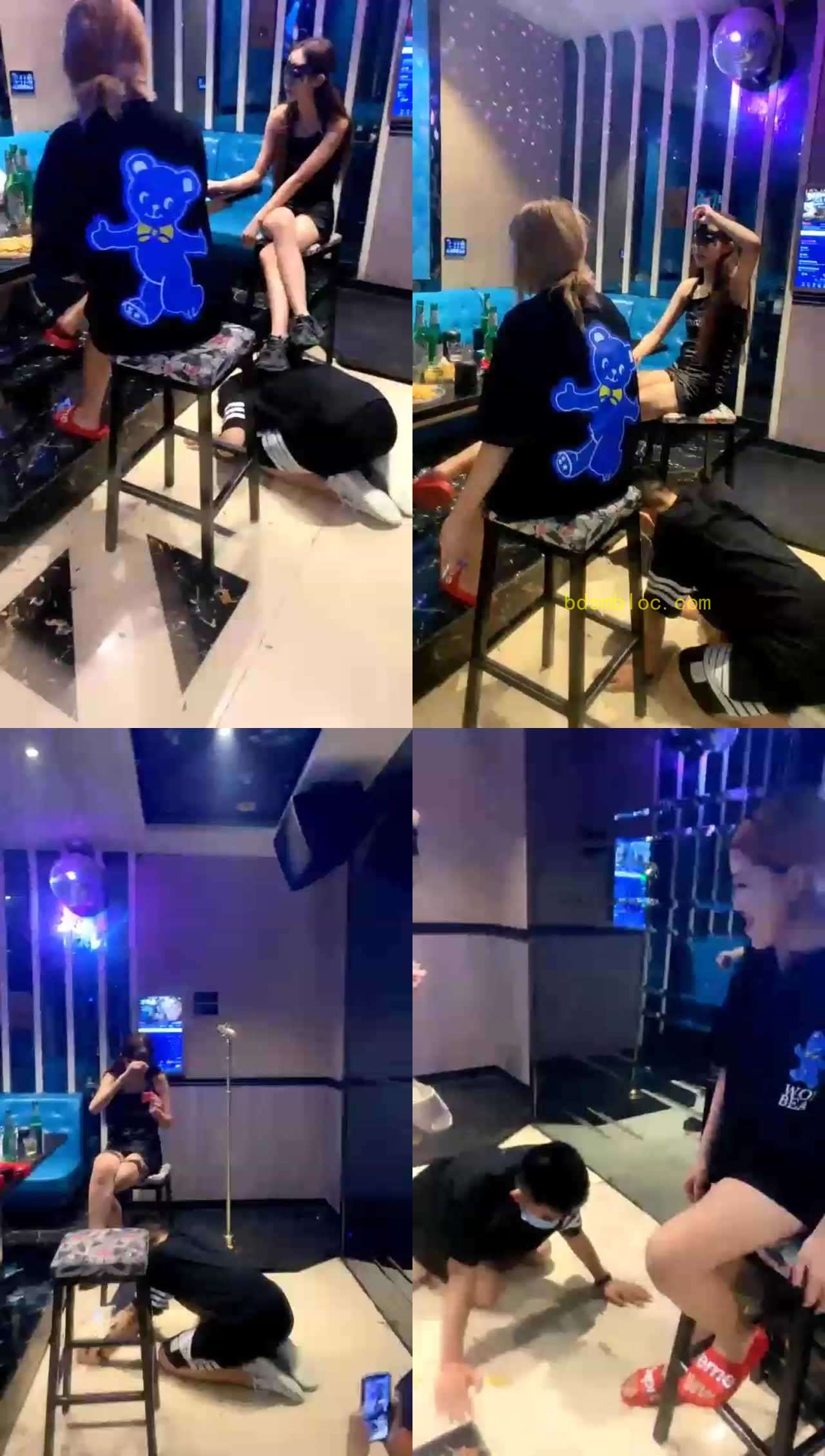 【昕昕S&amp;沐清忧s】伺候局的贱狗不听话就挨打往死踹