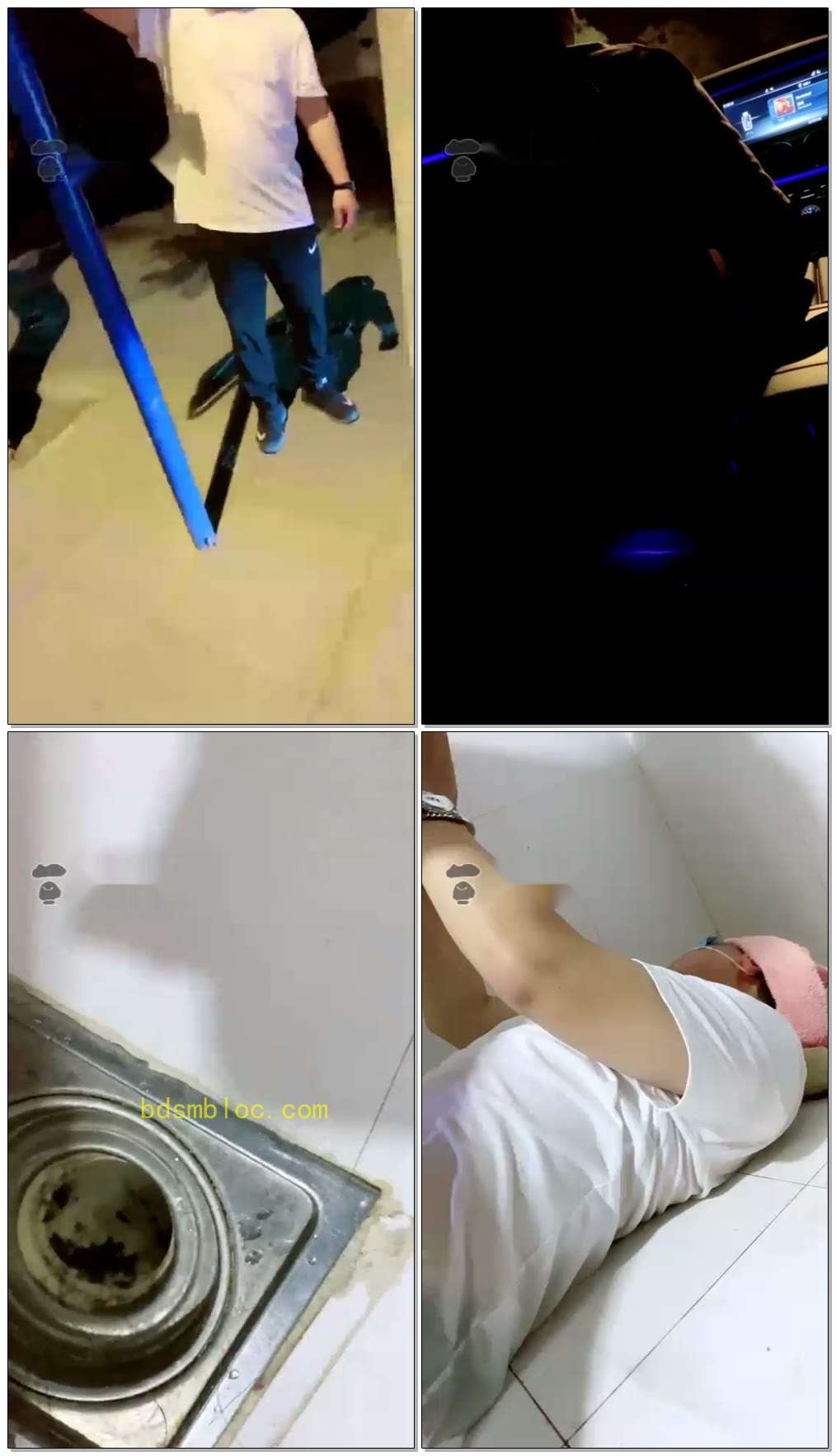 【美离子】素人(奔驰男1)醉酒引来捡尸男，酒后壮胆,尝试深夜路边引诱素人
