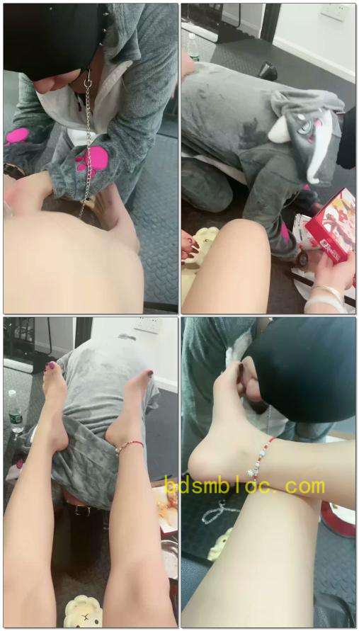 【S阿杳】调狗喂食舔脚