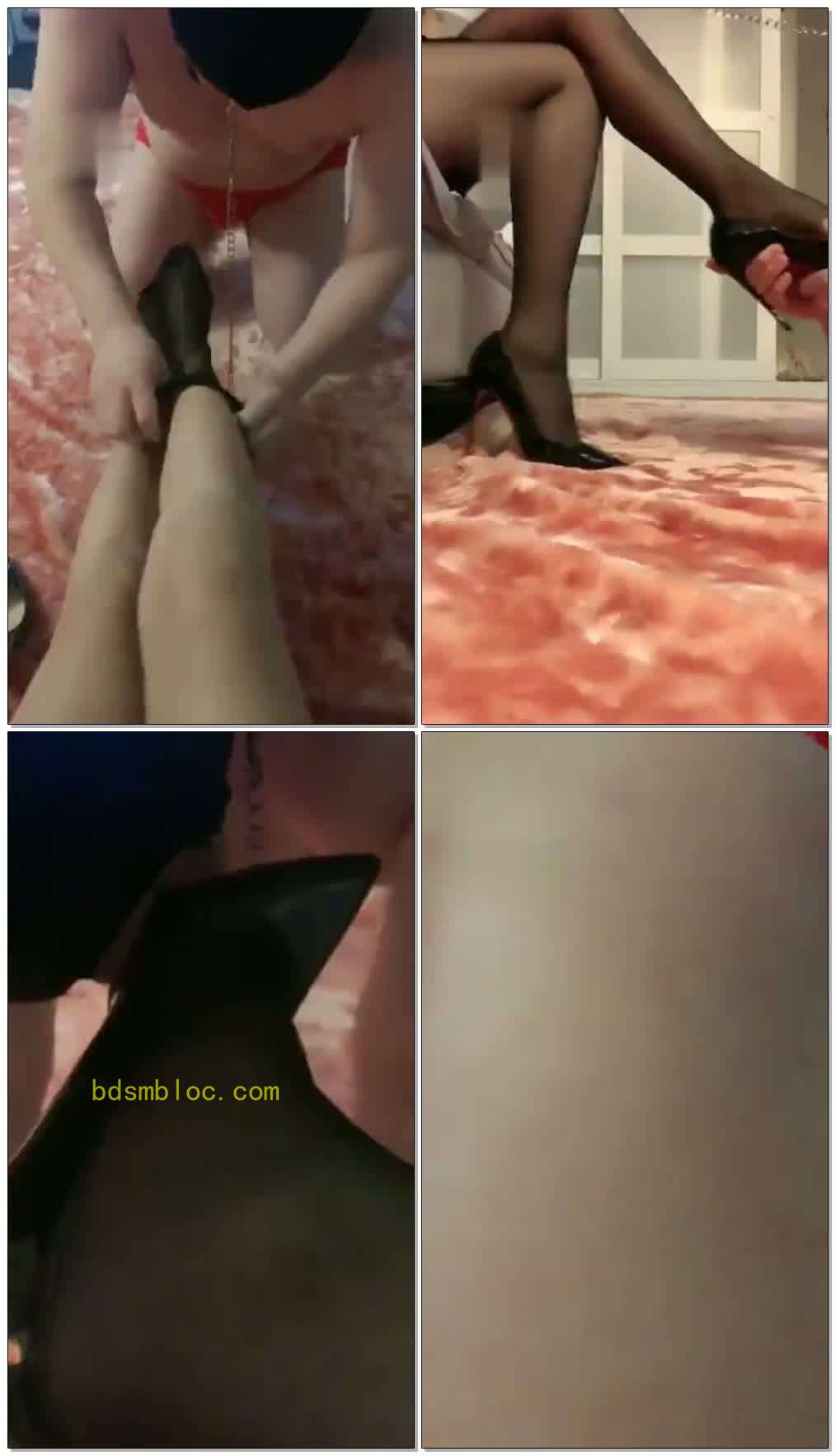 【冰姬女王】羞辱全体重踩踏,耳光羞辱,做脸