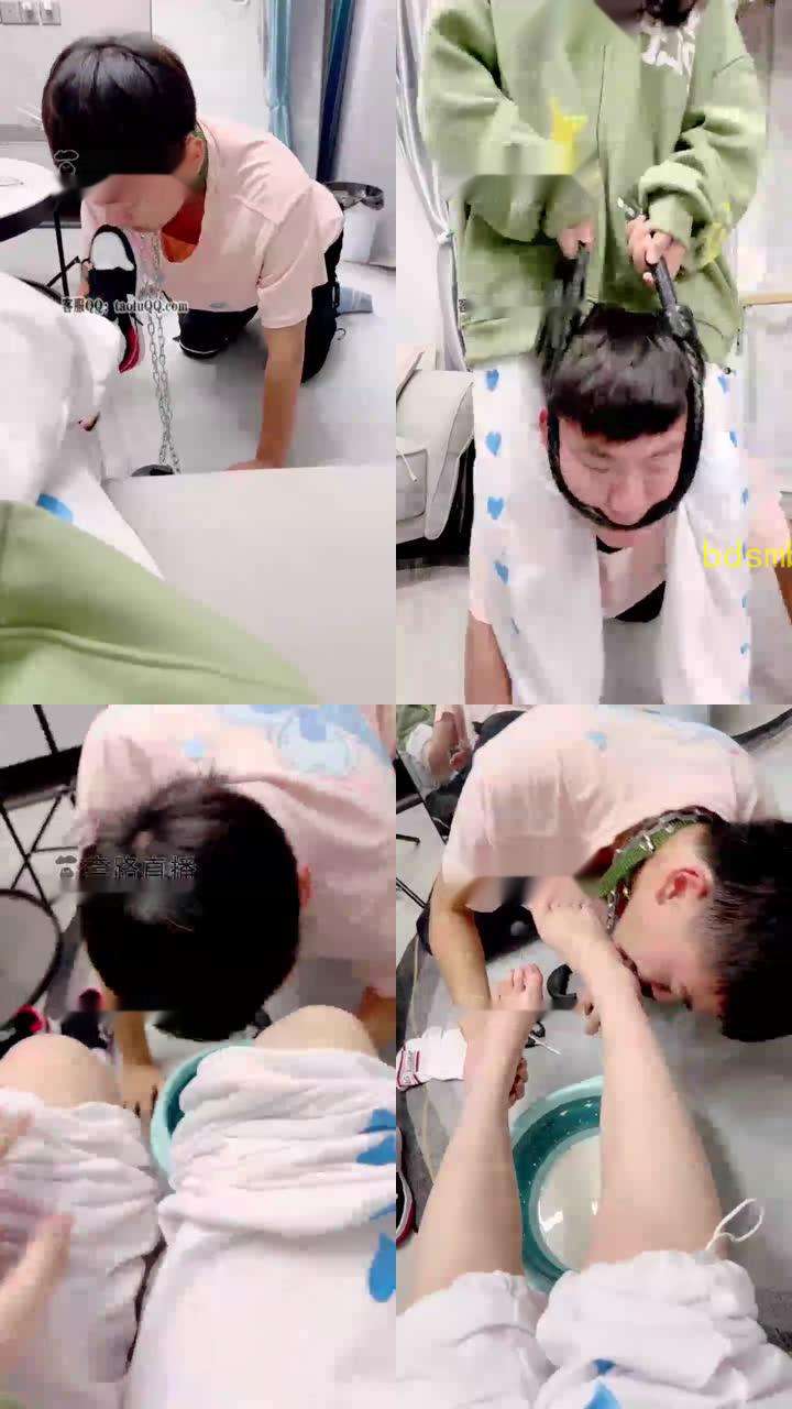 【叶子女神】喝洗脚水