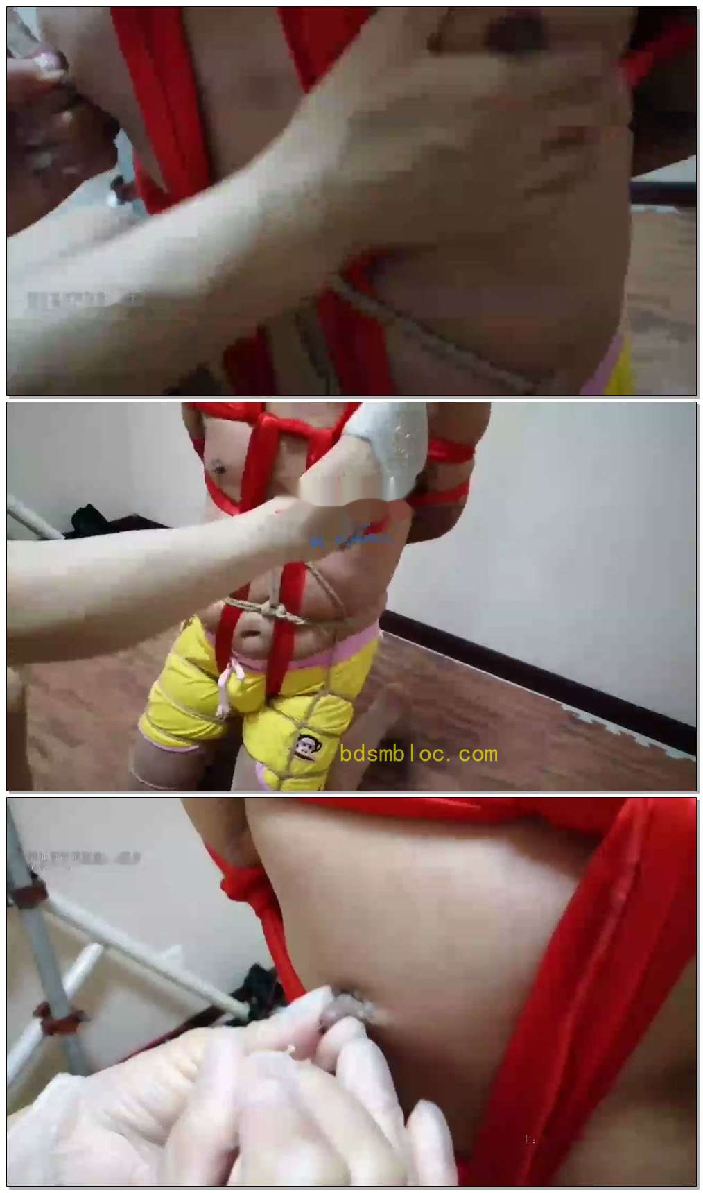 【傲视之巅·雪瑶】捆绑虐乳穿刺【16分钟】【艾踩】