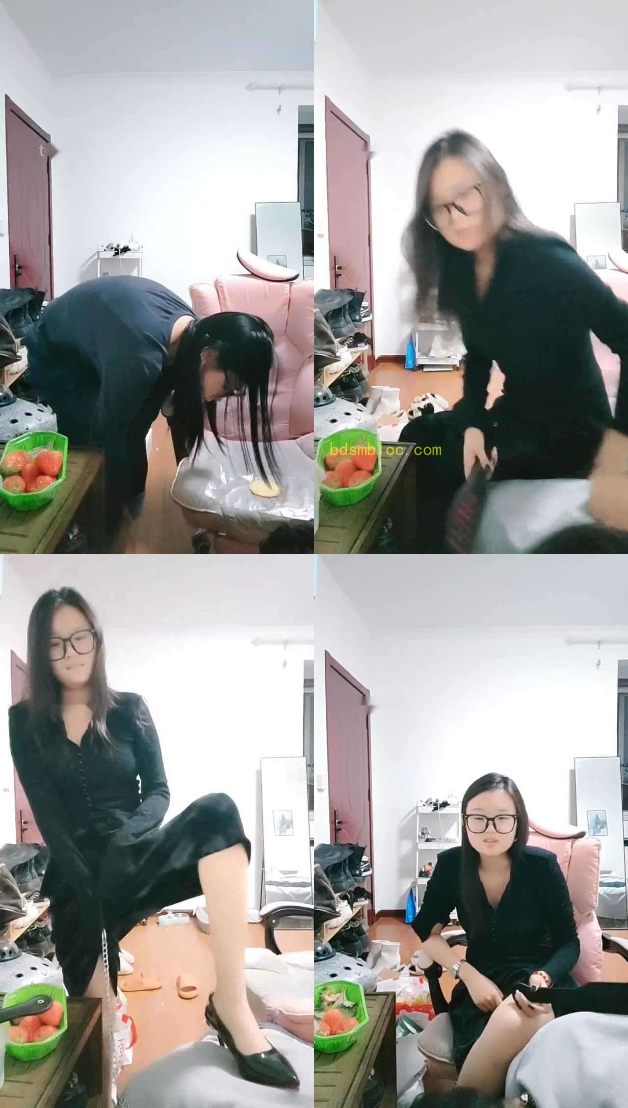 【晗主】素人S美足玩虐贱奴
