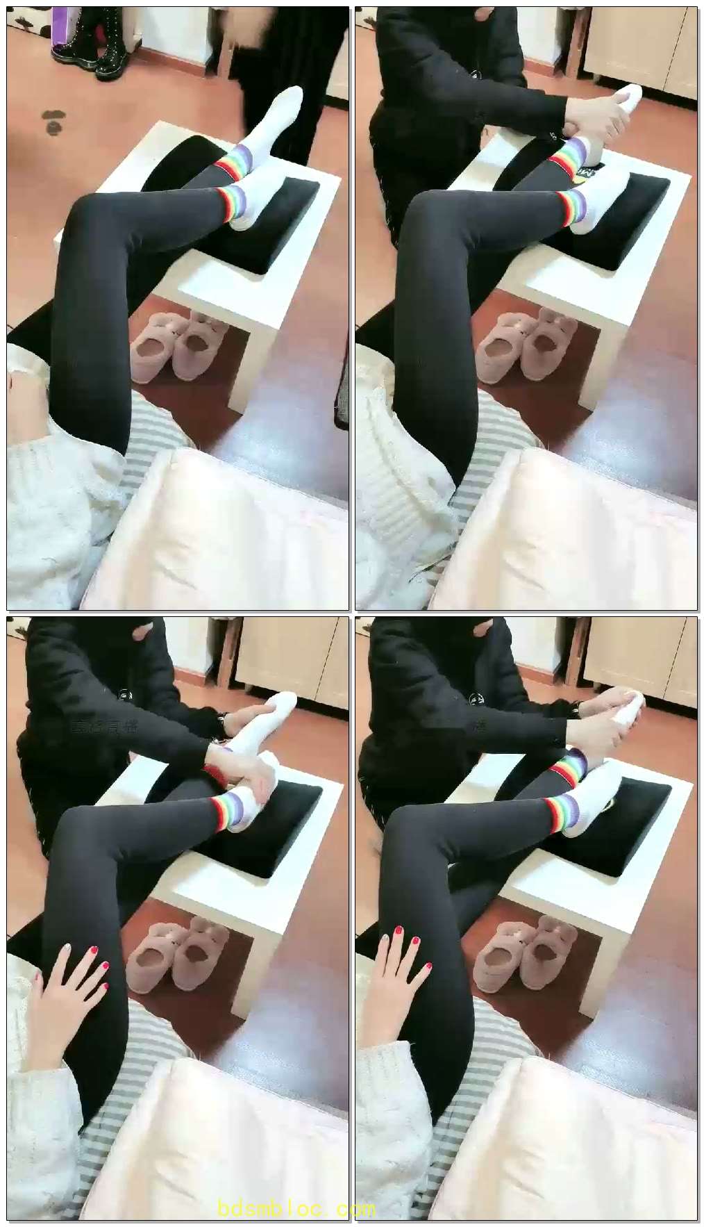 【蜘蛛女王】狗子伺候捏美腿
