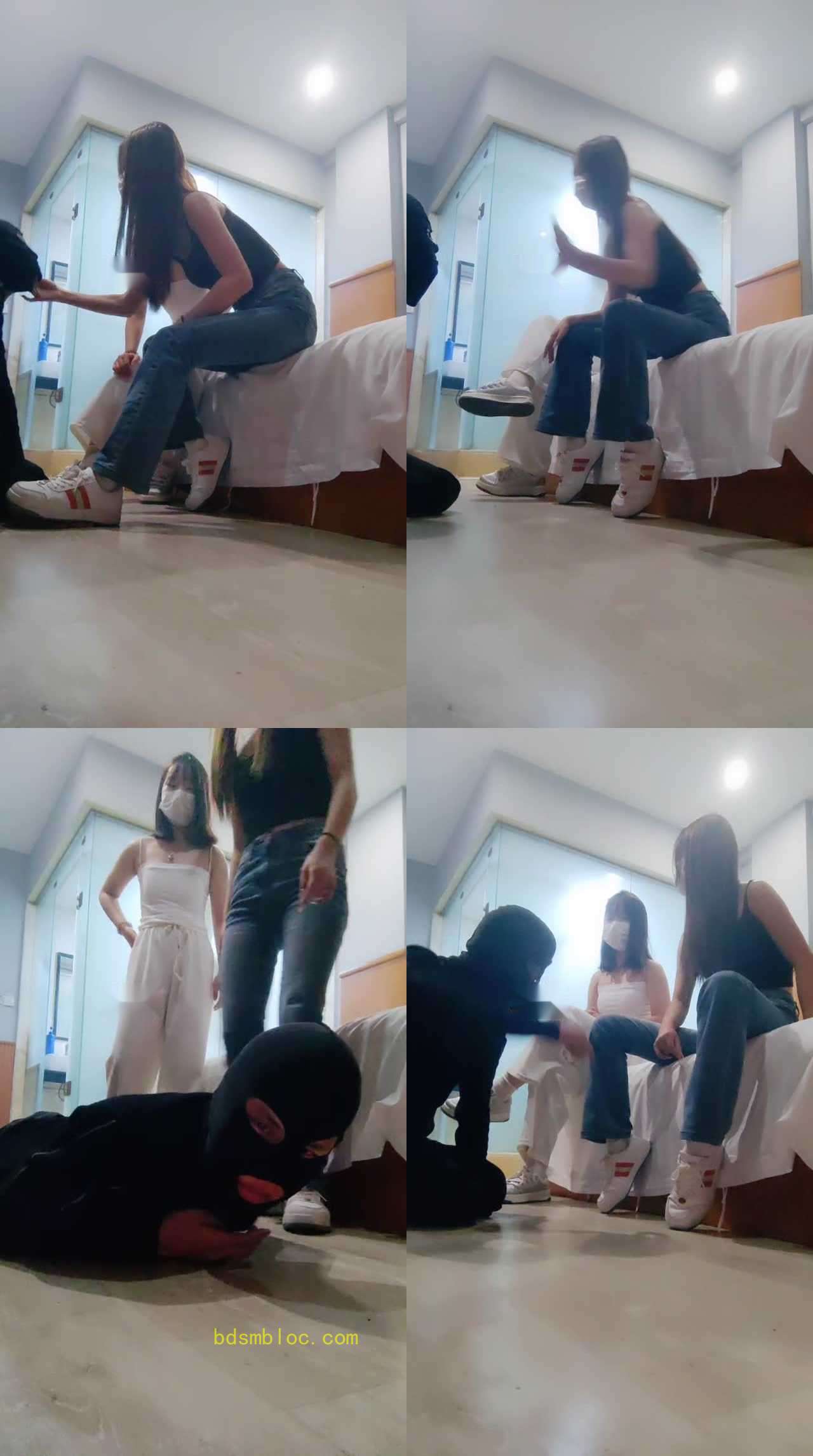 【女生也能很暴力】双S学生主脏鞋白袜暴力虐打【下】