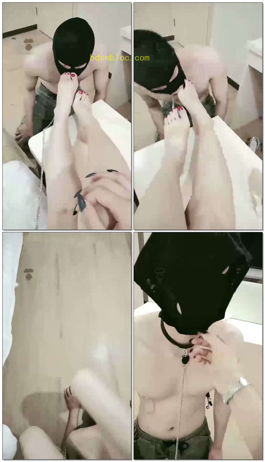 【丹丹S】看小嫩狗认真舔鞋底的样子，舒服