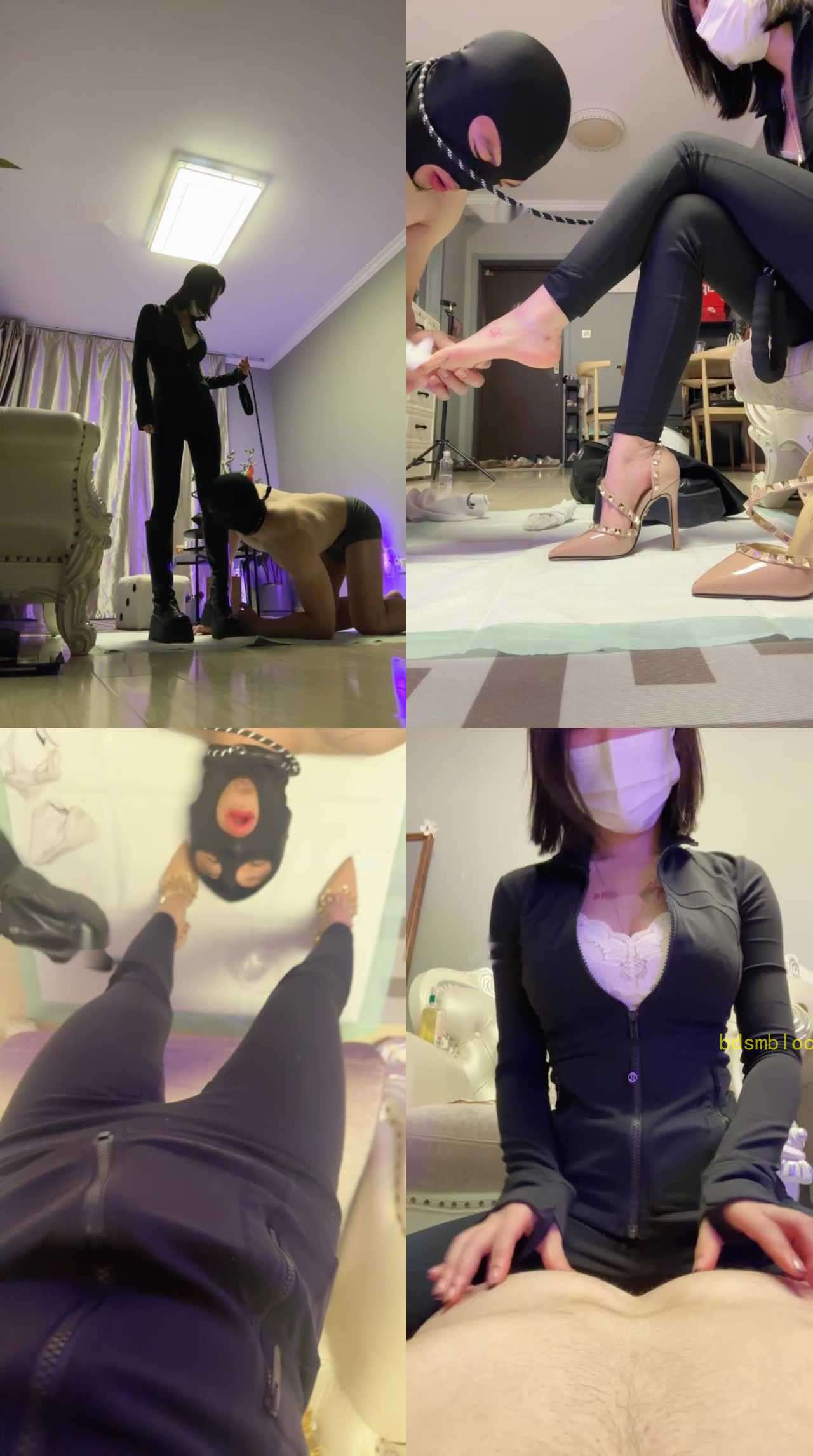 【南京小小】骑狗脖/坐脸窒息/白袜塞嘴/虐乳赏赐圣水