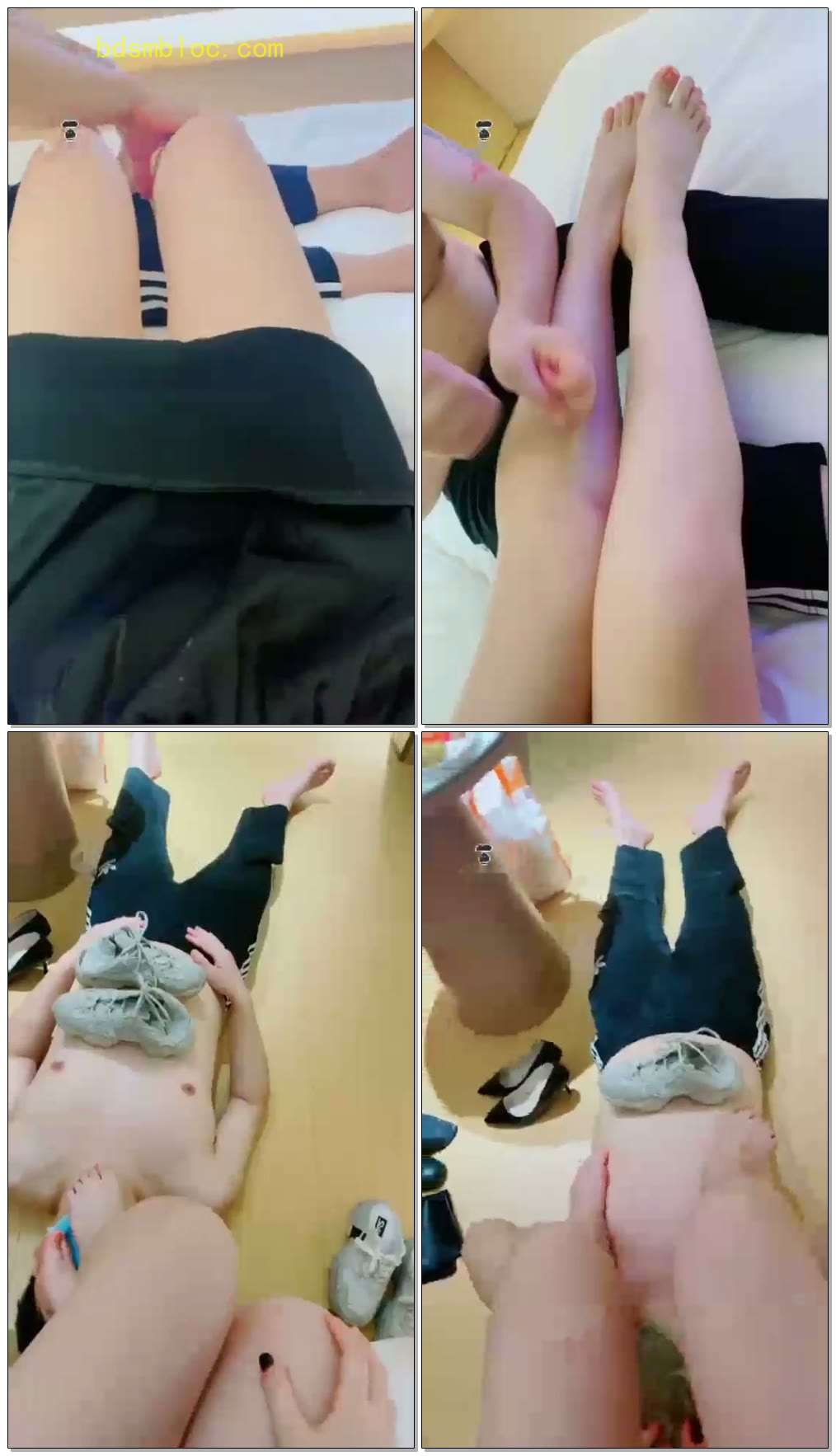 【芭比学生主】狗狗给我按脚