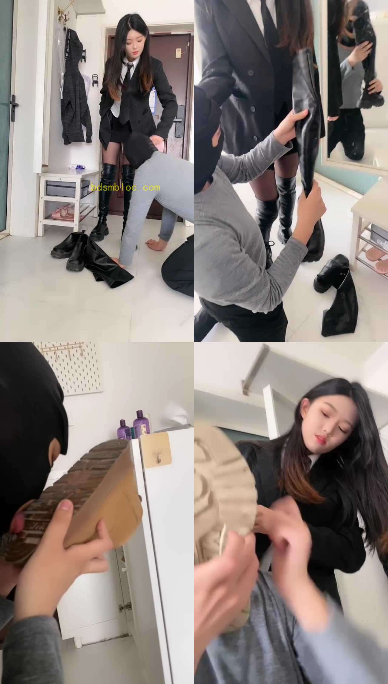 【Esse殿下】多双脏臭鞋-强制闻鞋/人体擦鞋器/骑马