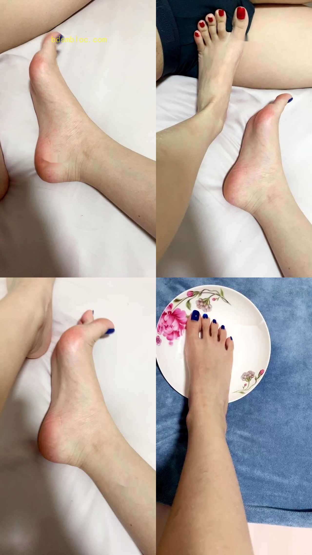 【可可美脚女王】狂舔空姐丝袜脚