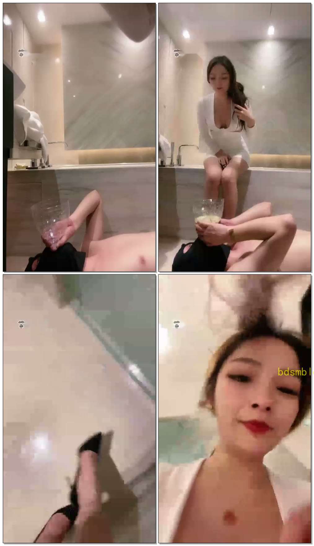 【一诺大小姐&amp;樱桃小S】超重口-5斤圣水呕吐物，轻口观众都求放狗