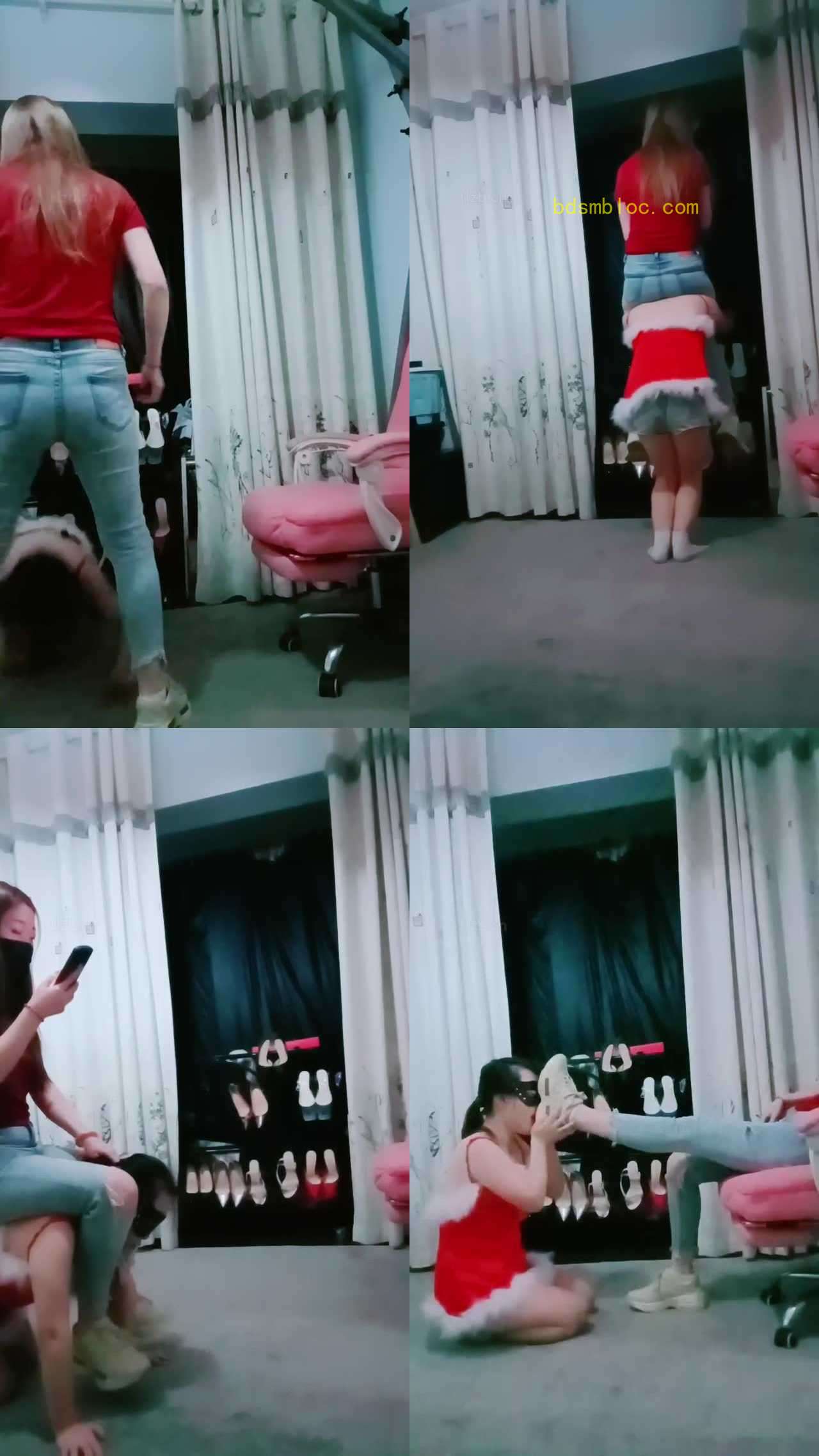 【女慕乐】母畜-骑马骑脖转胯/跪舔脏运动鞋